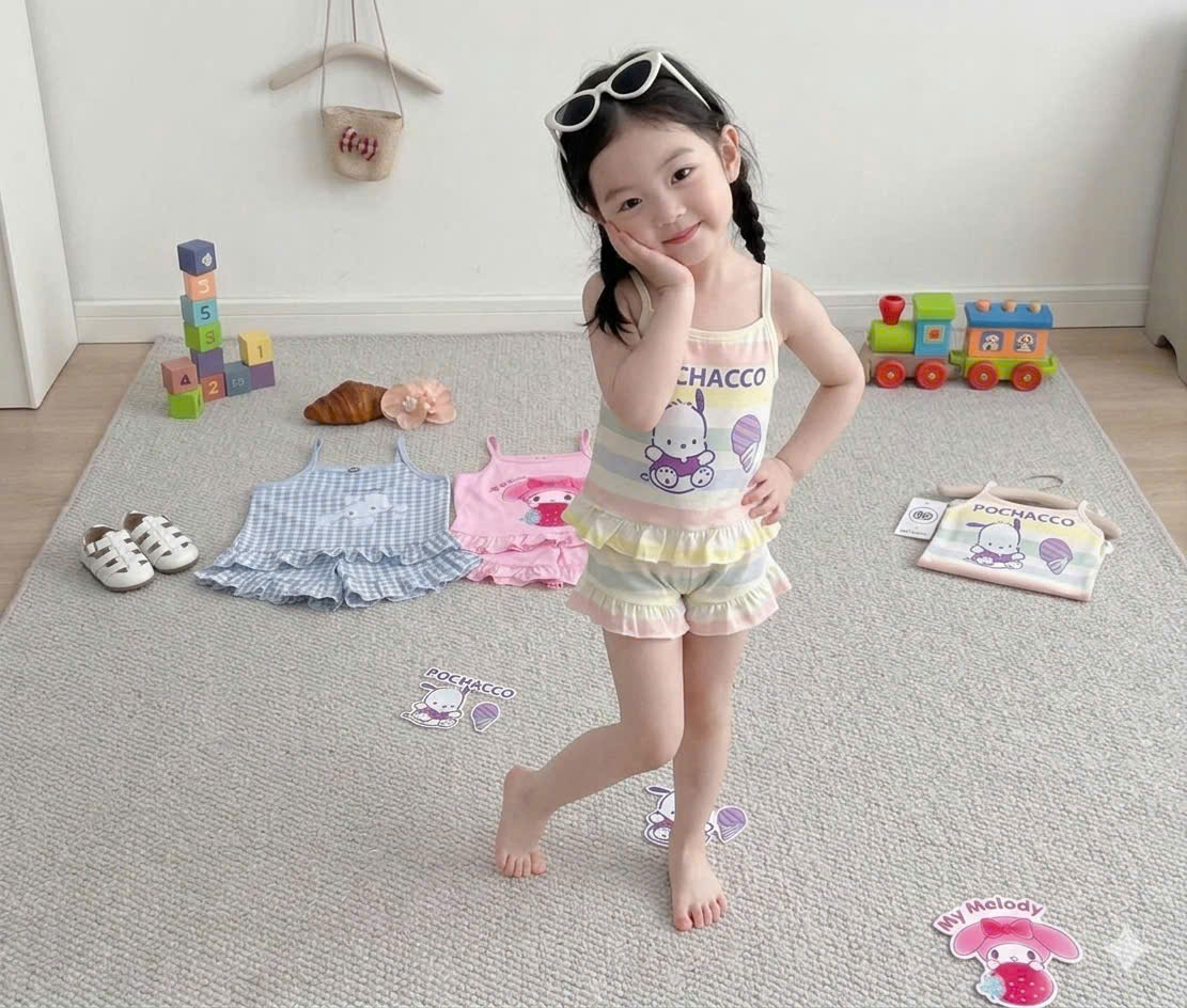 XẢ A575 - SET 3 BỘ MELODY CINAMOLROLL POCHA