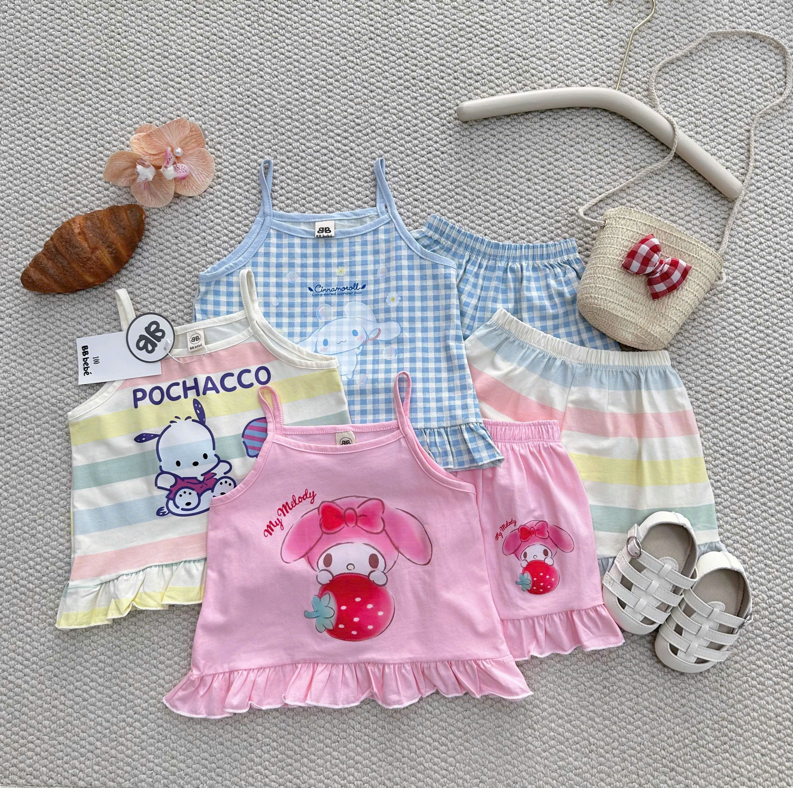 XẢ A575 - SET 3 BỘ MELODY CINAMOLROLL POCHA
