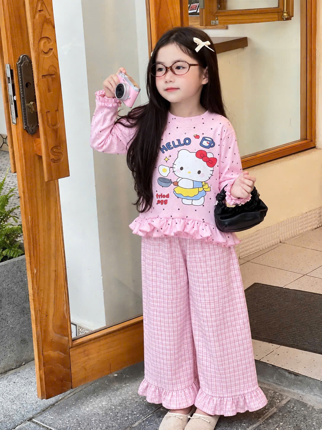 A591 - SET BÉ GÁI HELLO KITTY 3 MÀU