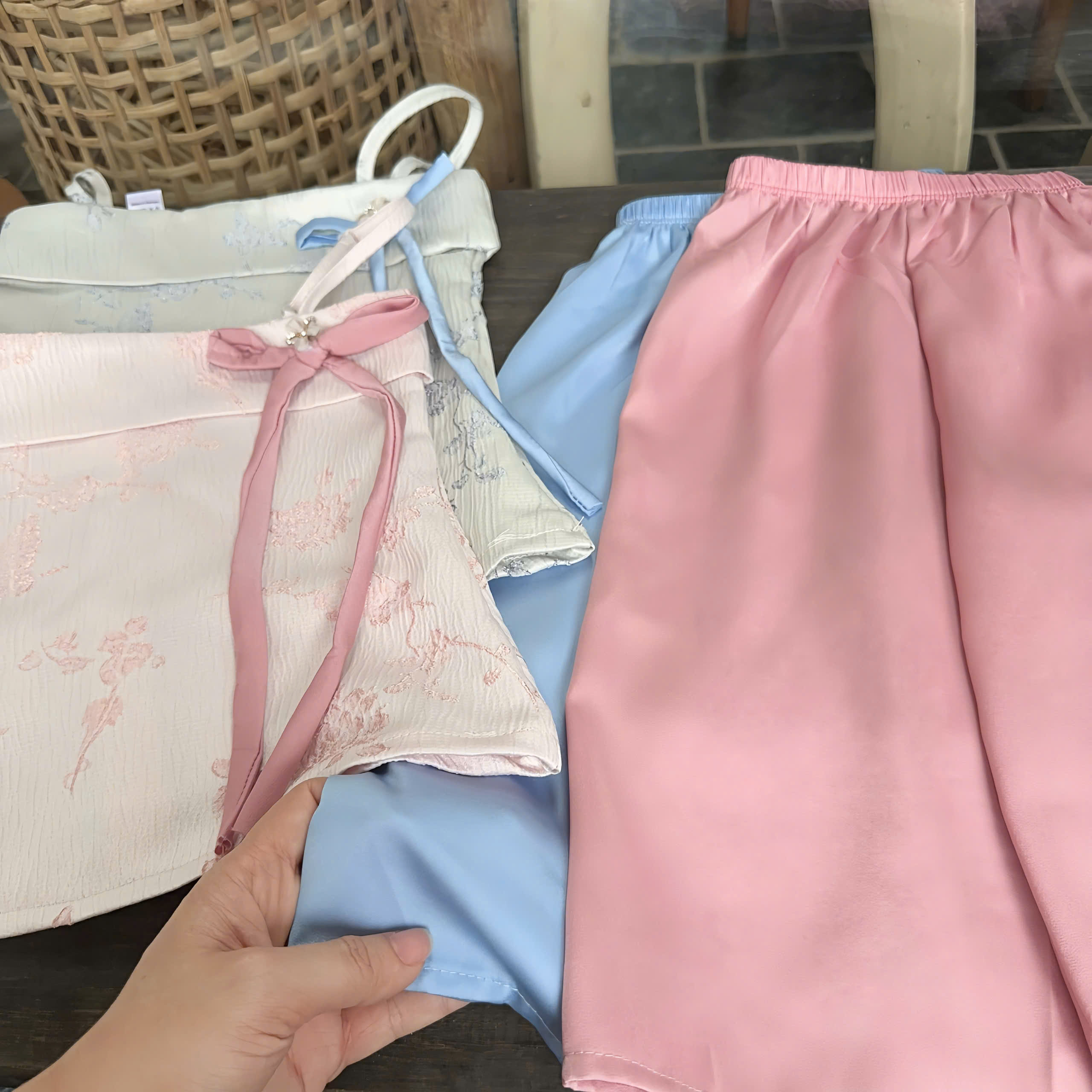 A595 - SET ÁO 2 DÂY NÀNG THƠ TRUNG QUỐC CỔ TRANG
