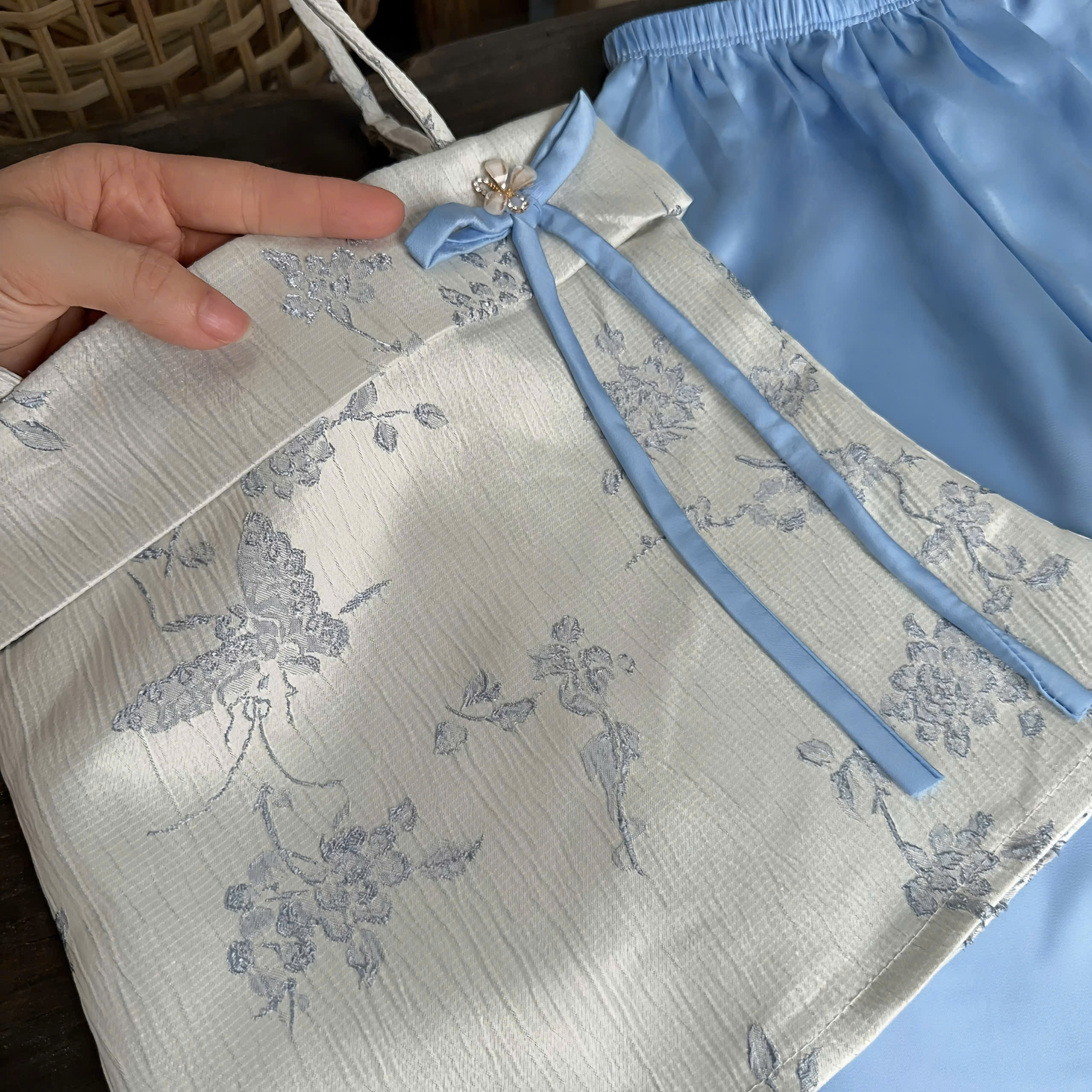 A595 - SET ÁO 2 DÂY NÀNG THƠ TRUNG QUỐC CỔ TRANG