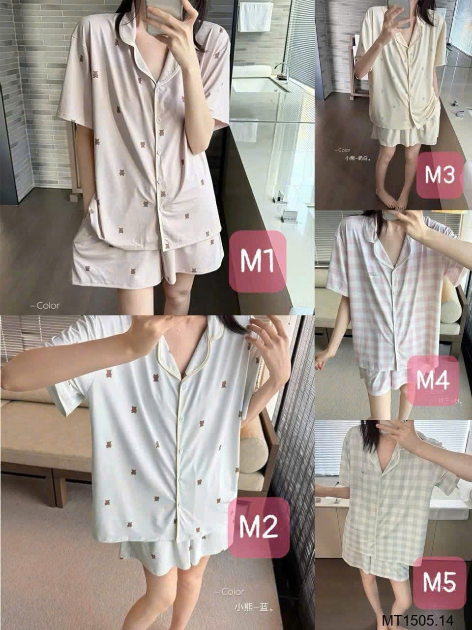 A612 - SET BỘ PIJAMA NỮ 5 MẪU HOT
