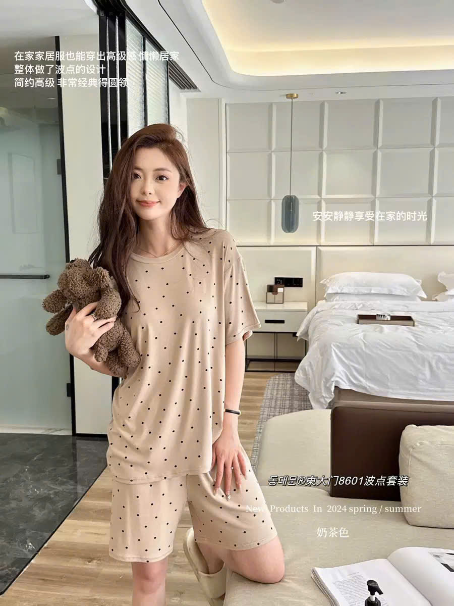 A620 - SET BỘ NỮ CỘC CHẤM BI 4 MÀU