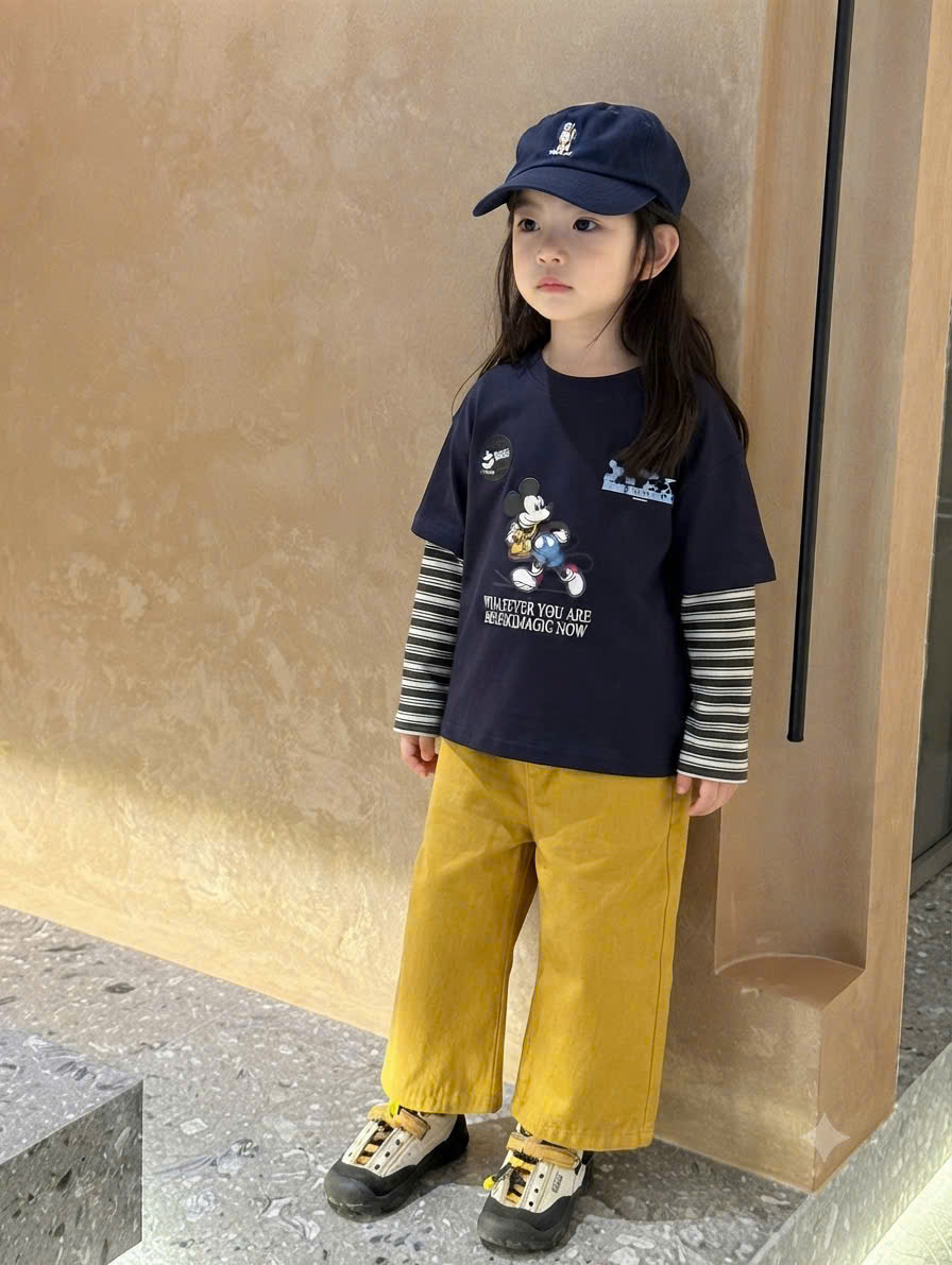 A631 - SET 3 ÁO MICKEY PHỐI TAY
