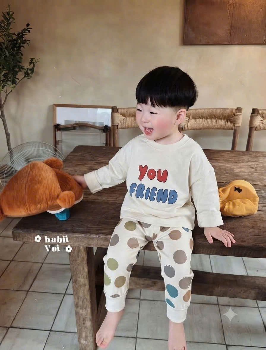 A642 - SET 3 BỘ XANH KEM CAM CHÁY