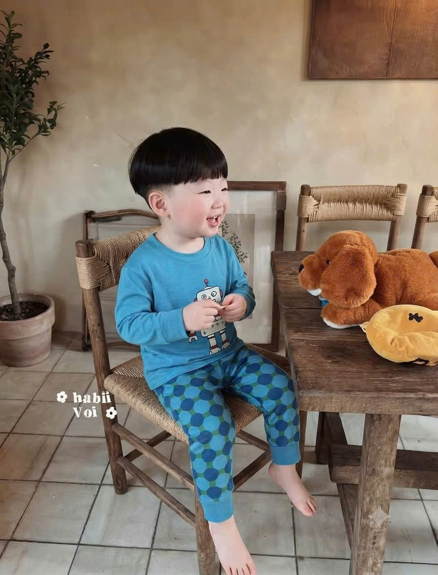 A642 - SET 3 BỘ XANH KEM CAM CHÁY