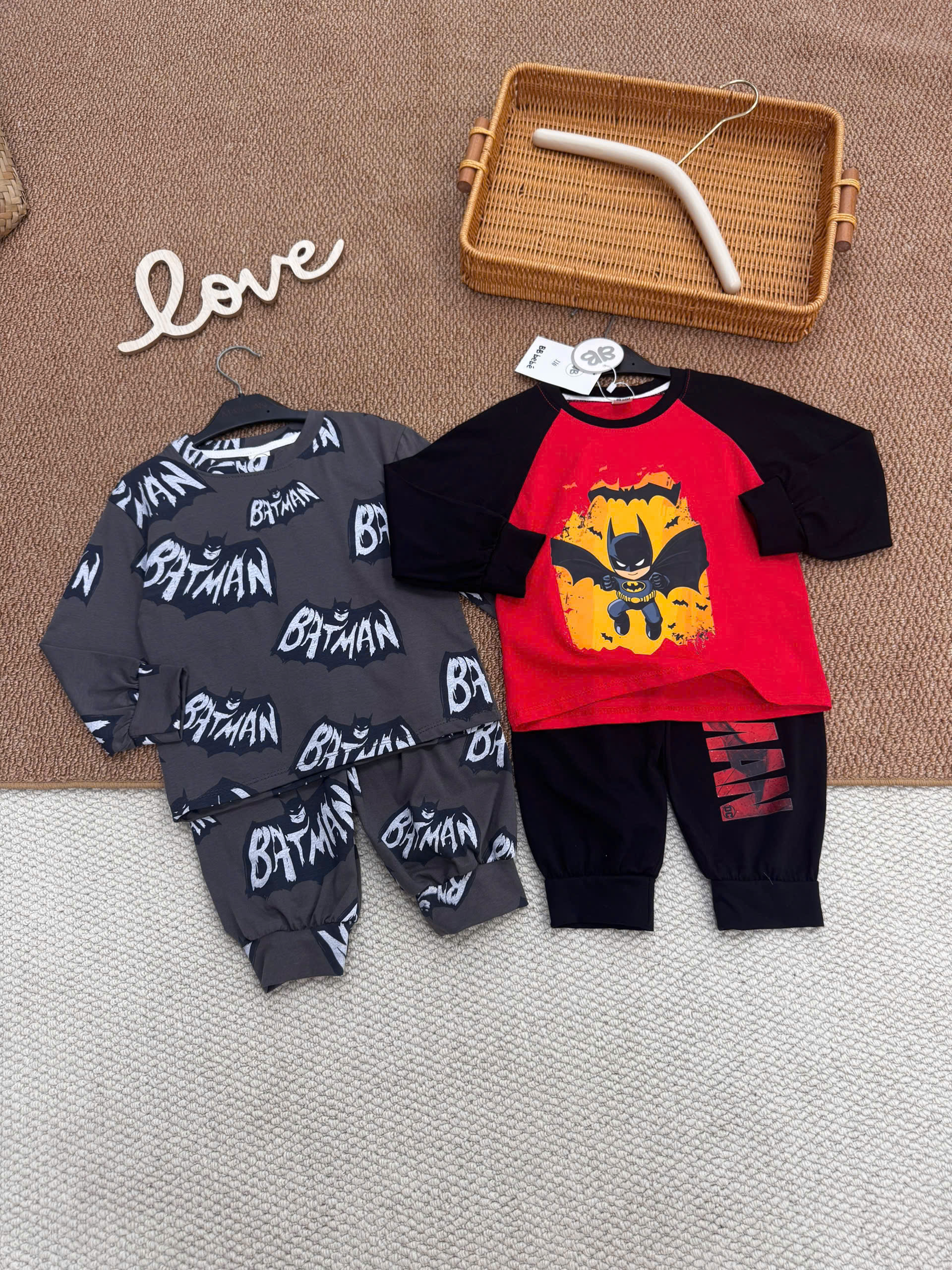 A643 - SET 2 BỘ BATMAN ĐỎ ĐEN