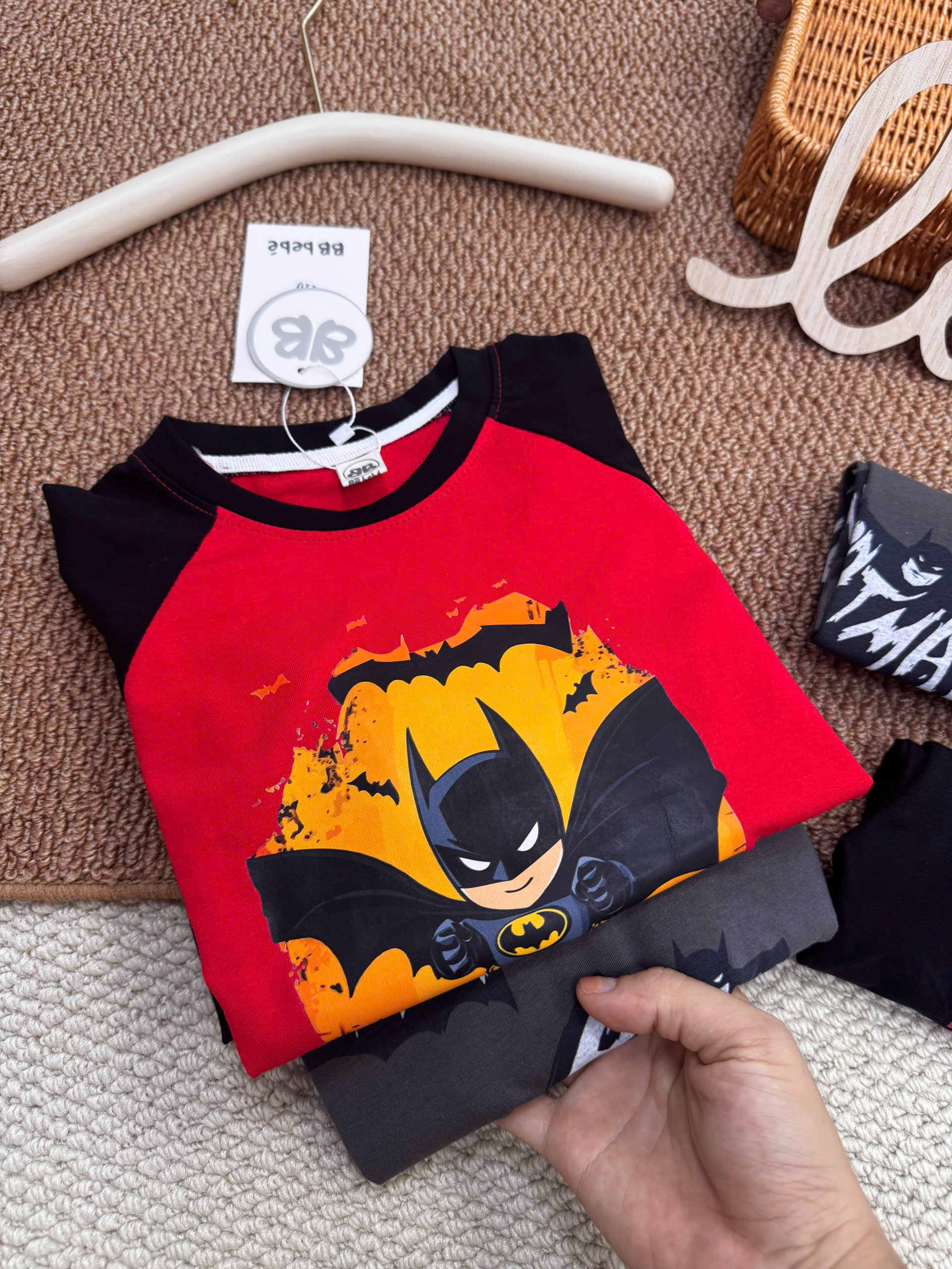 A643 - SET 2 BỘ BATMAN ĐỎ ĐEN