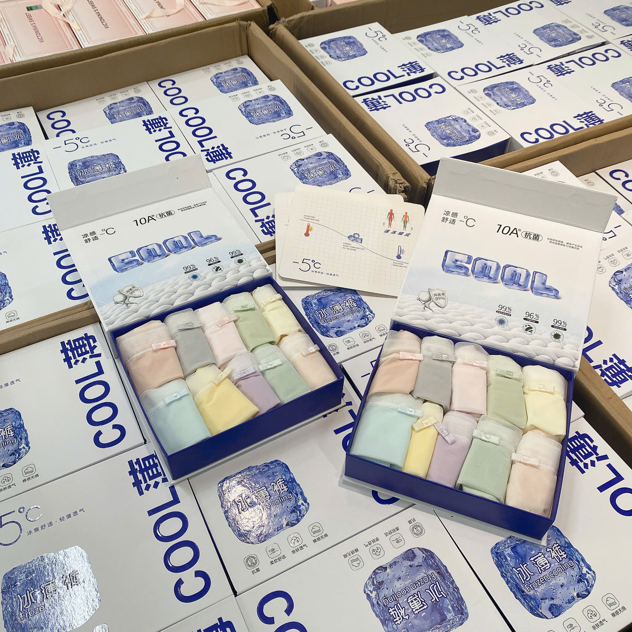 A646 - SET 10 QUẦN CHIP TONE PASTEL ĐÍNH NƠ