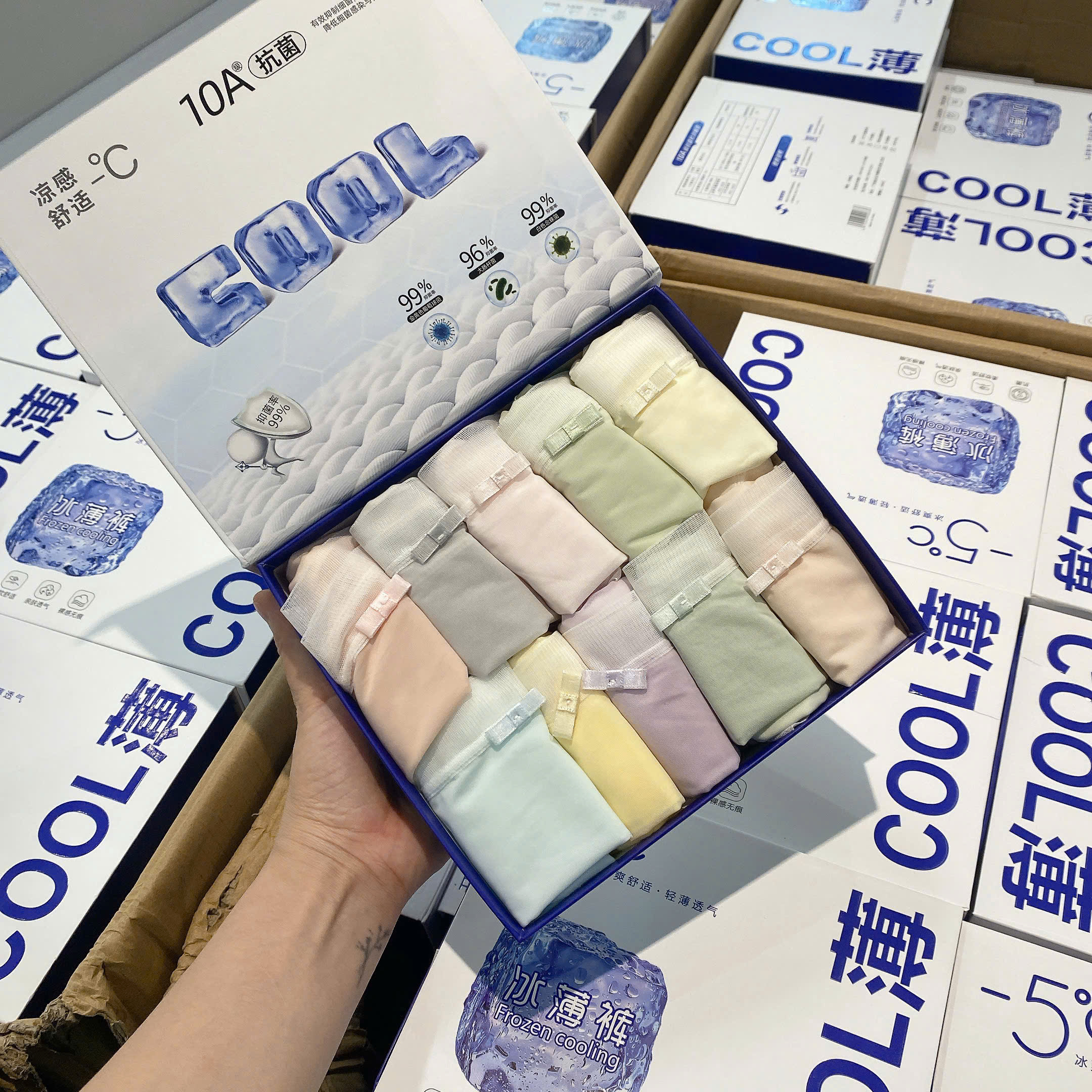 A646 - SET 10 QUẦN CHIP TONE PASTEL ĐÍNH NƠ