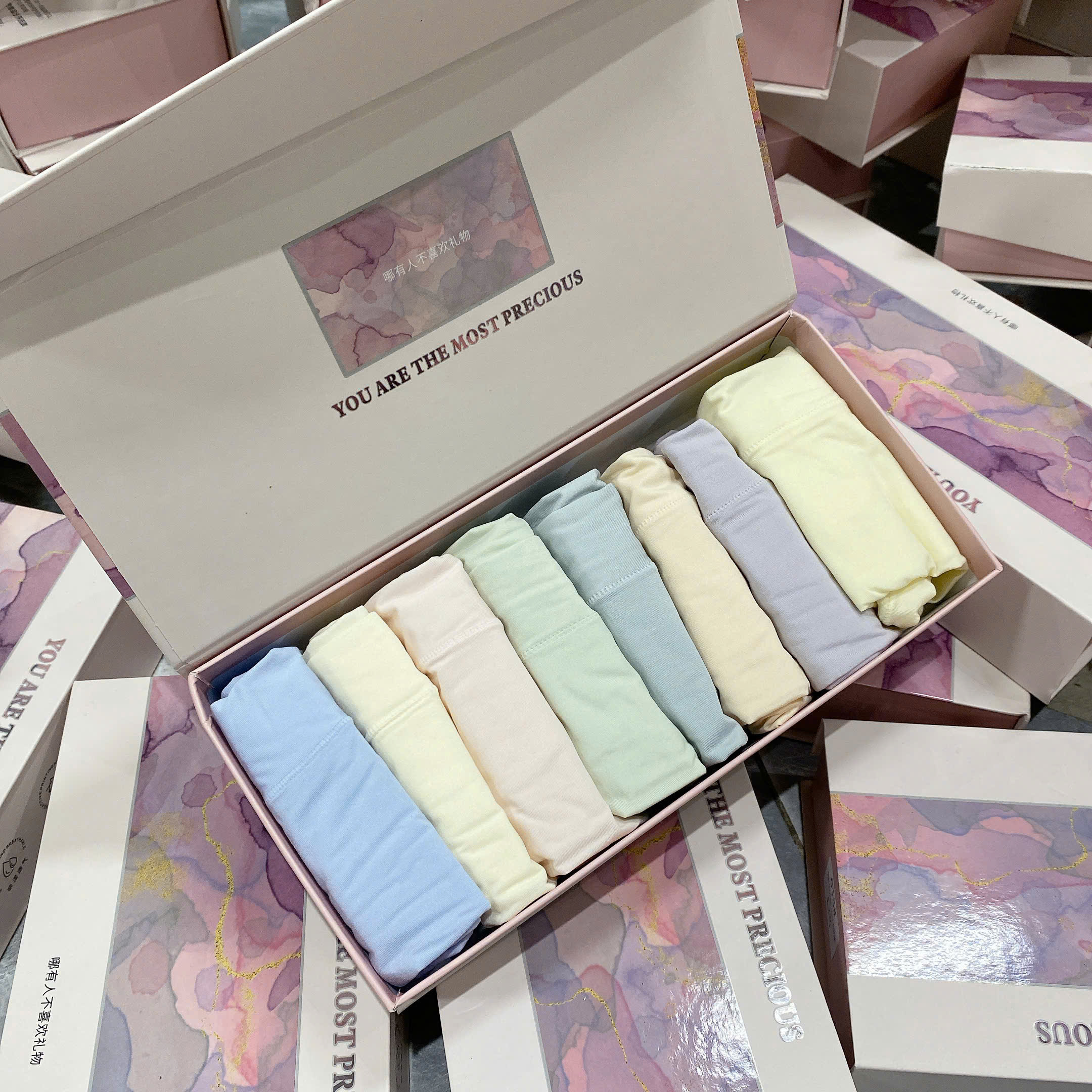 A691 - SET 8 QUẦN LÓT NỮ MÀU PASTEL