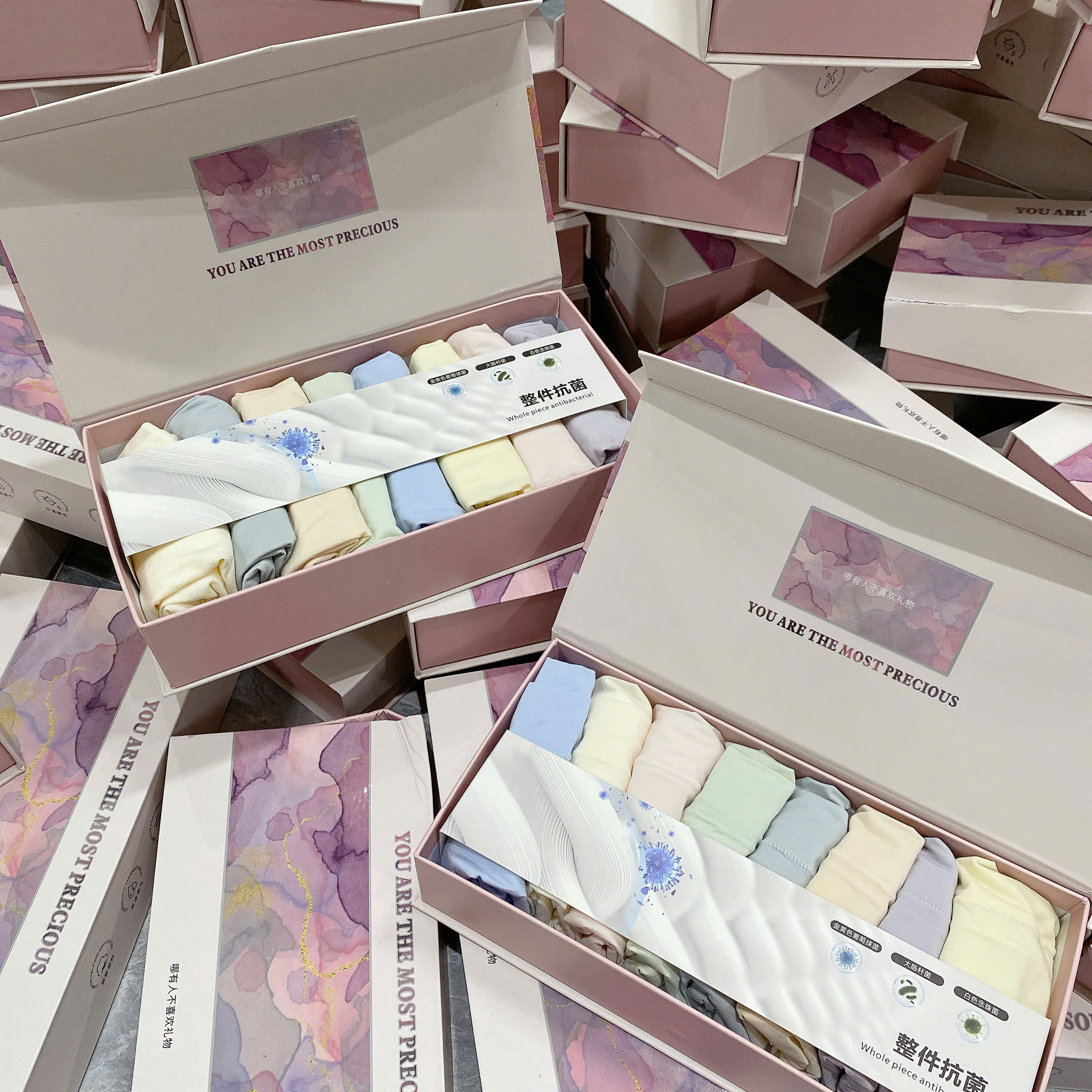 A691 - SET 8 QUẦN LÓT NỮ MÀU PASTEL
