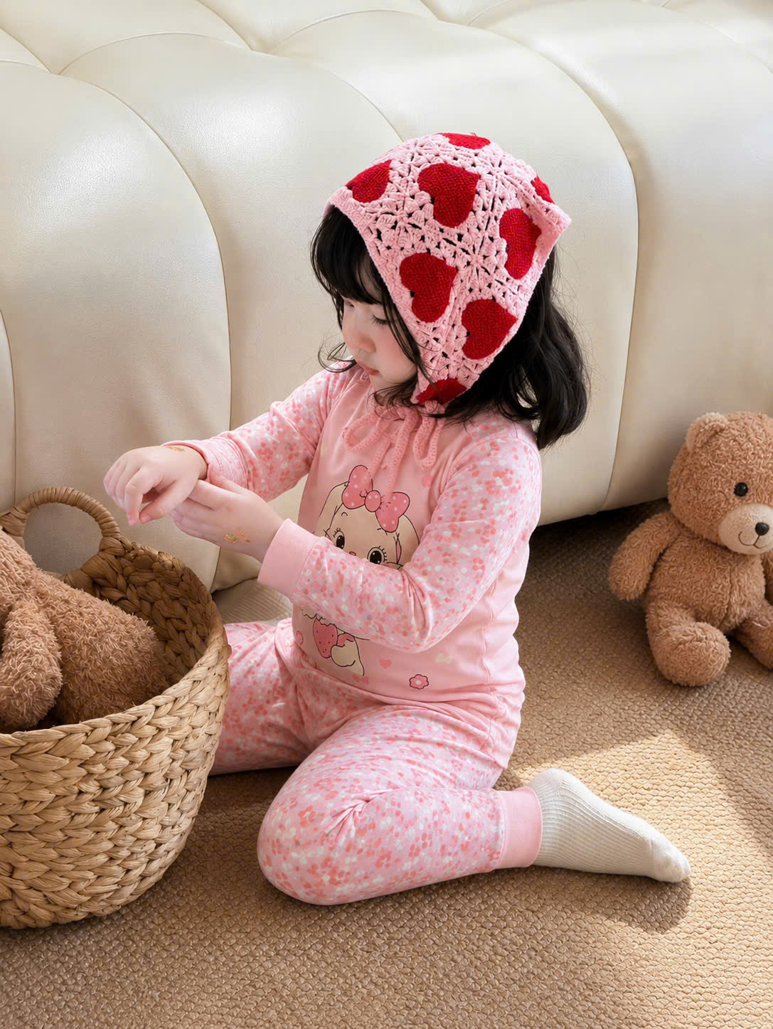 A702 - SET 2 BỘ CINNAMO XANH HỒNG