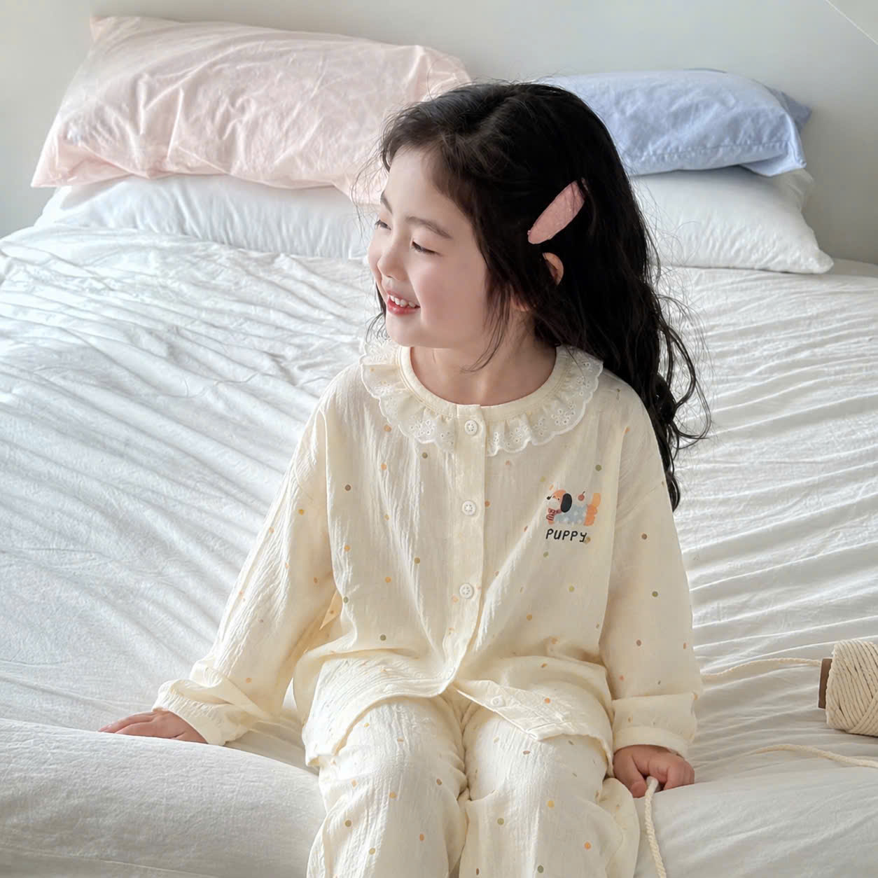 A790 - BỘ ĐÔI MẸ CON CỔ REN