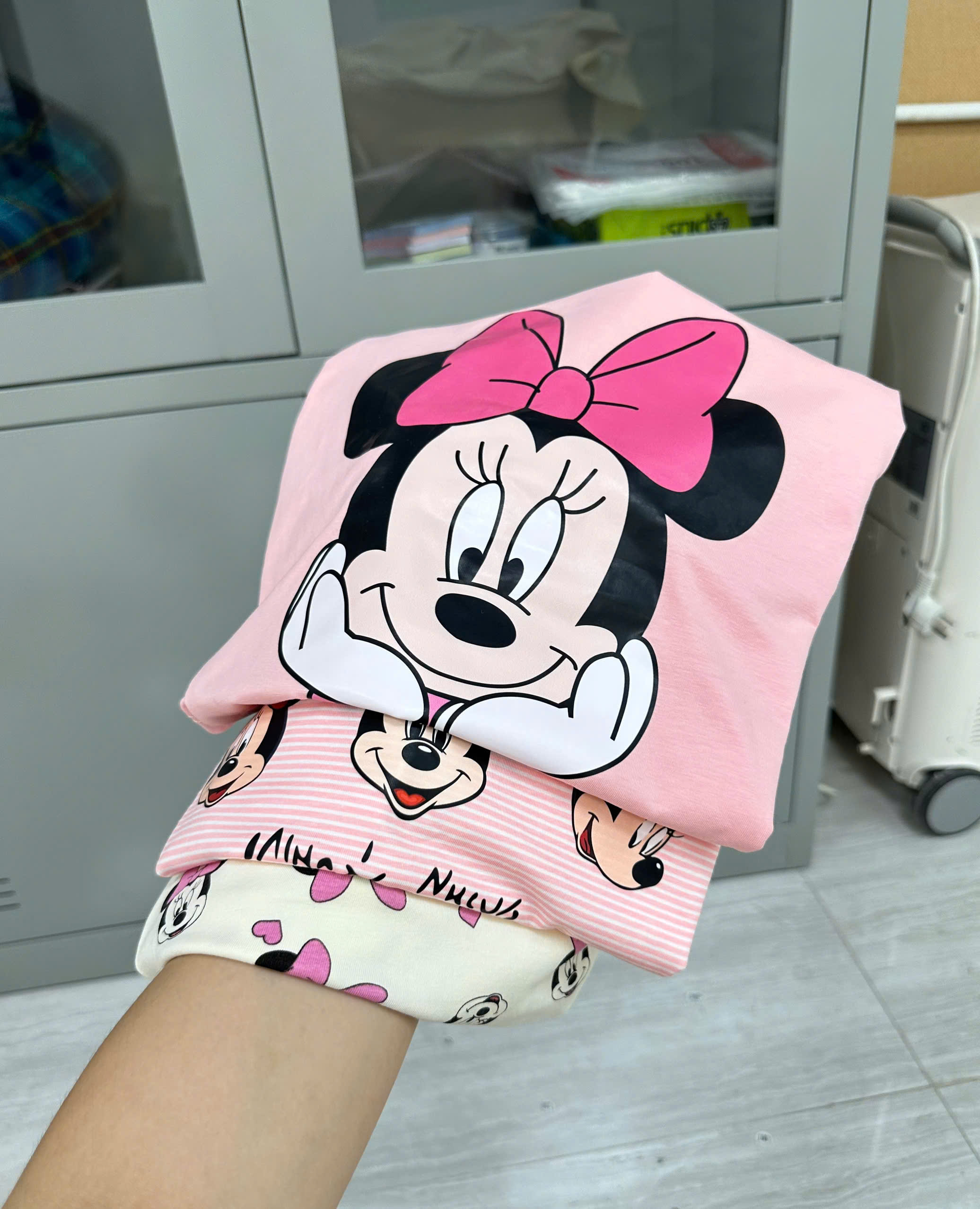 A860 - SET 3 BỘ MICKY TONE HỒNG