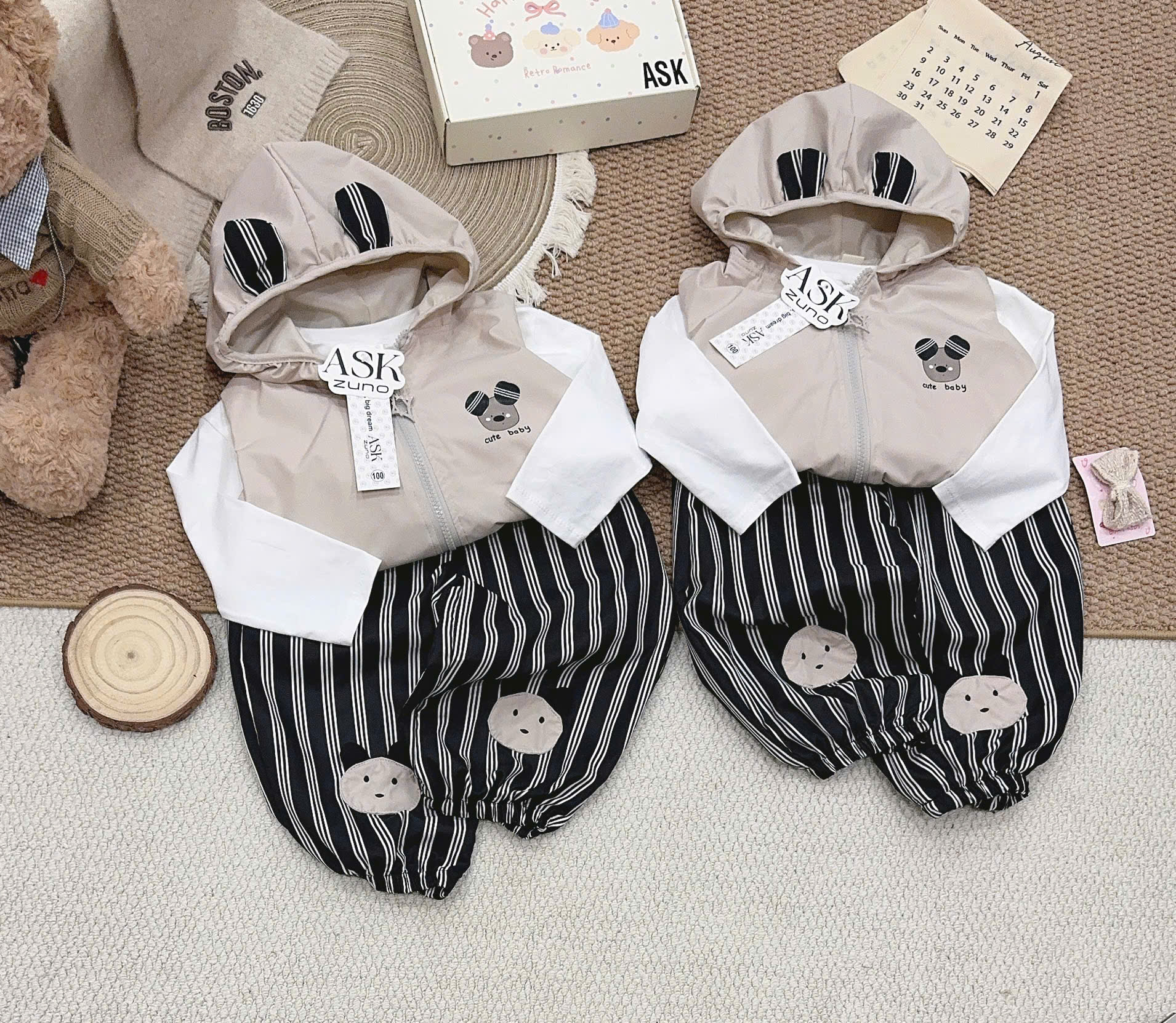 A912 - SET 3CT CHUỘT CUTE BABY