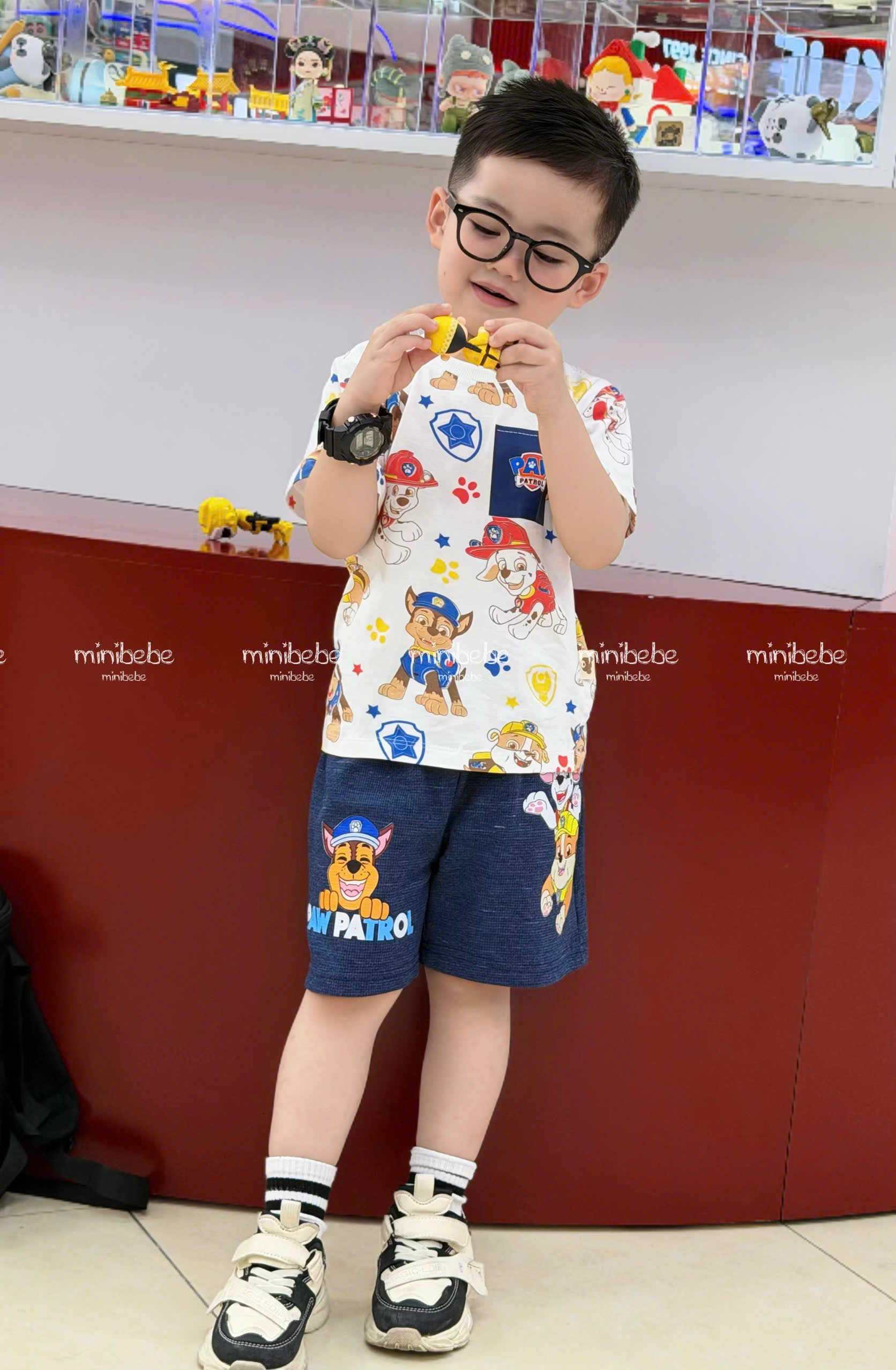 XẢ B128 - SET BỘ CỘC CHÓ CỨU HỘ PAW QUẦN THAN