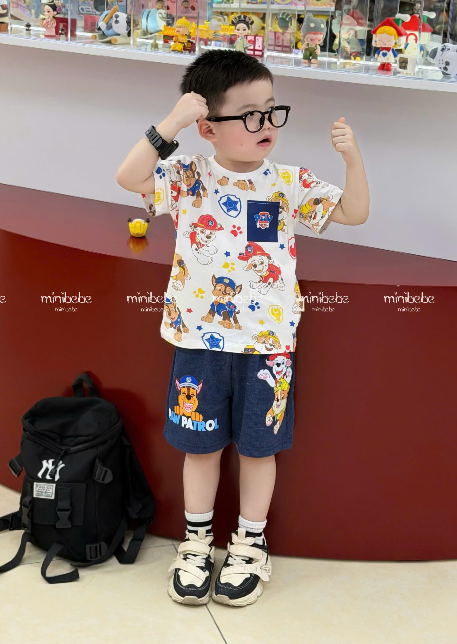 XẢ B128 - SET BỘ CỘC CHÓ CỨU HỘ PAW QUẦN THAN