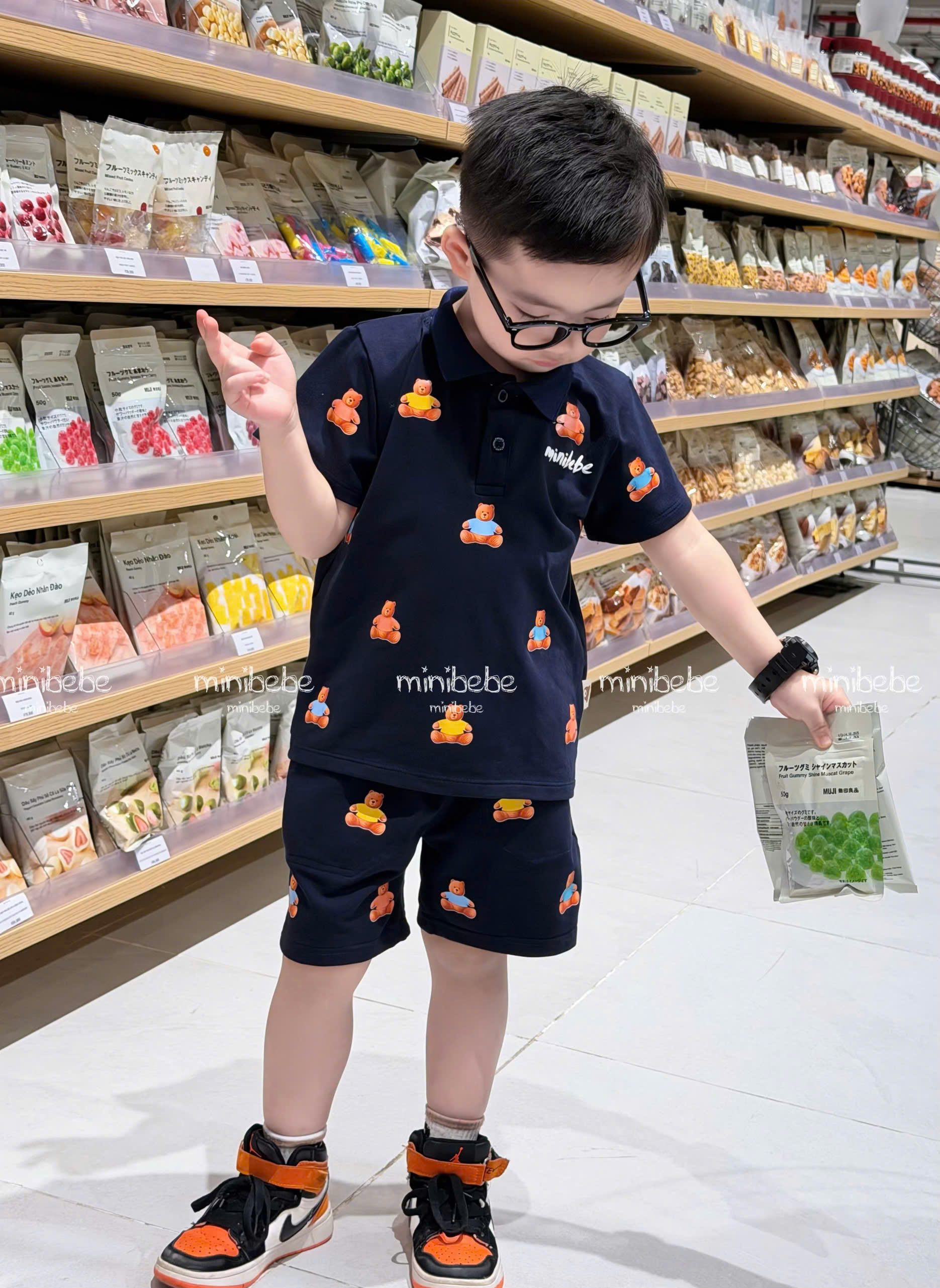 B136 - SET BỘ THAN POLO GẤU
