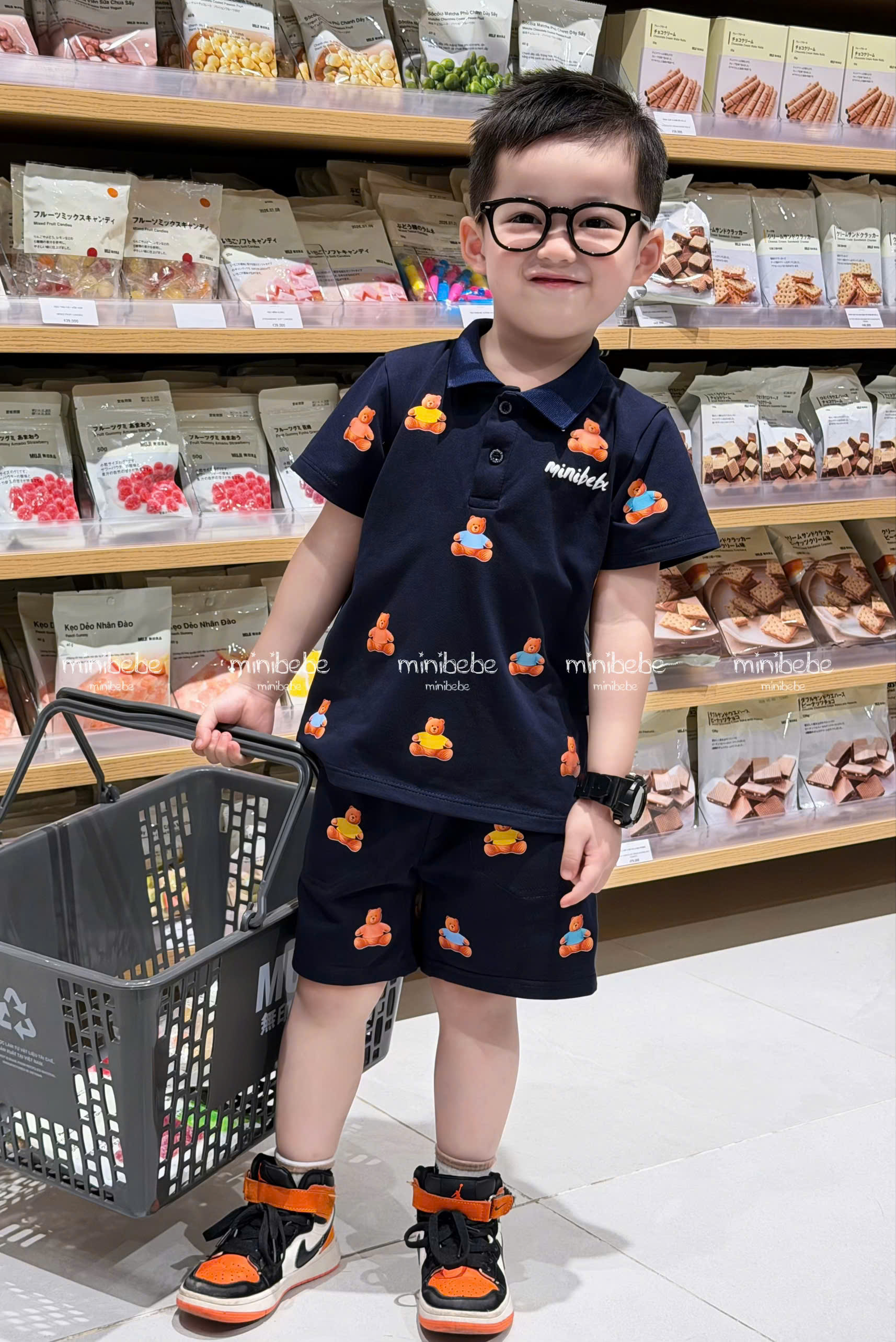 B136 - SET BỘ THAN POLO GẤU