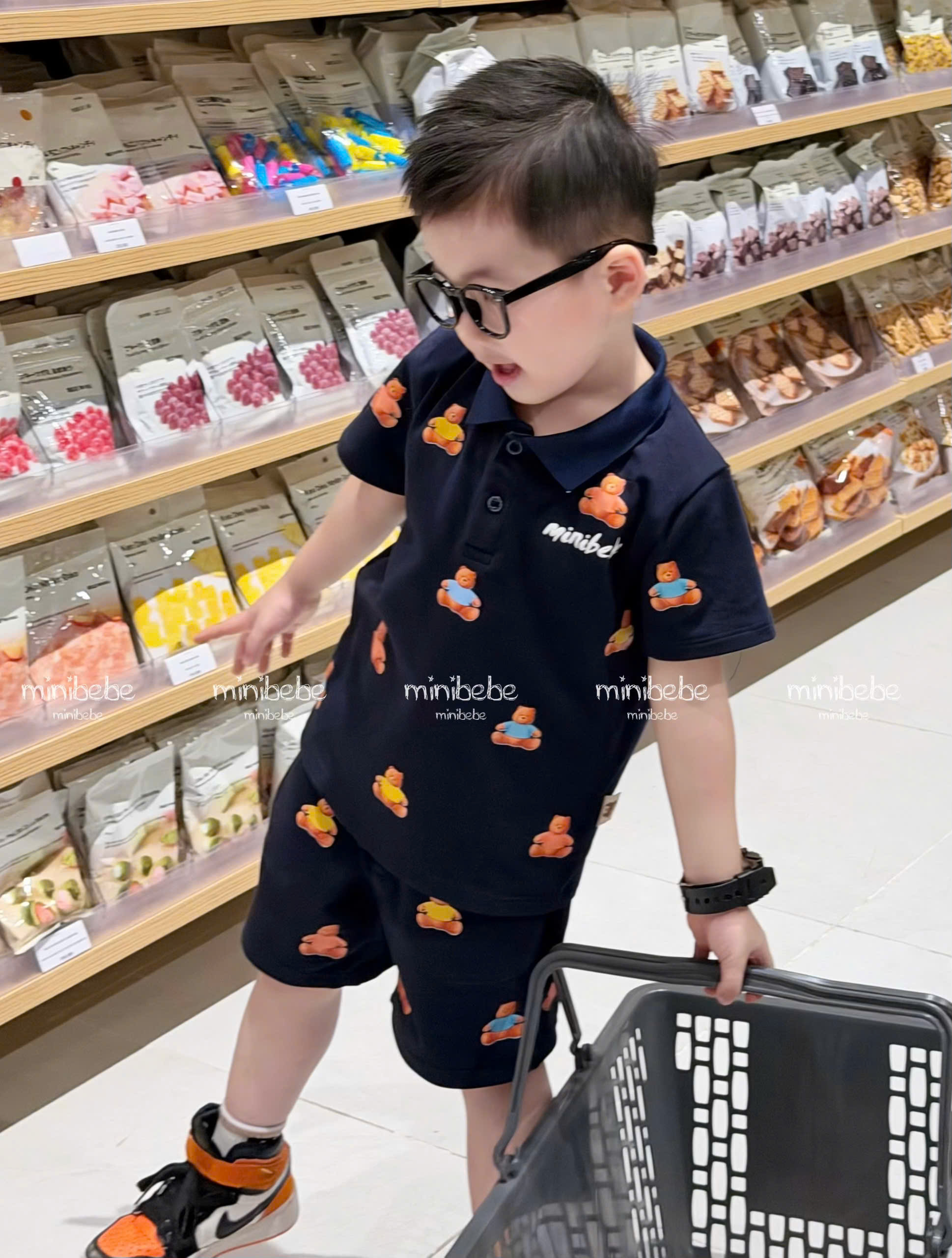 B136 - SET BỘ THAN POLO GẤU