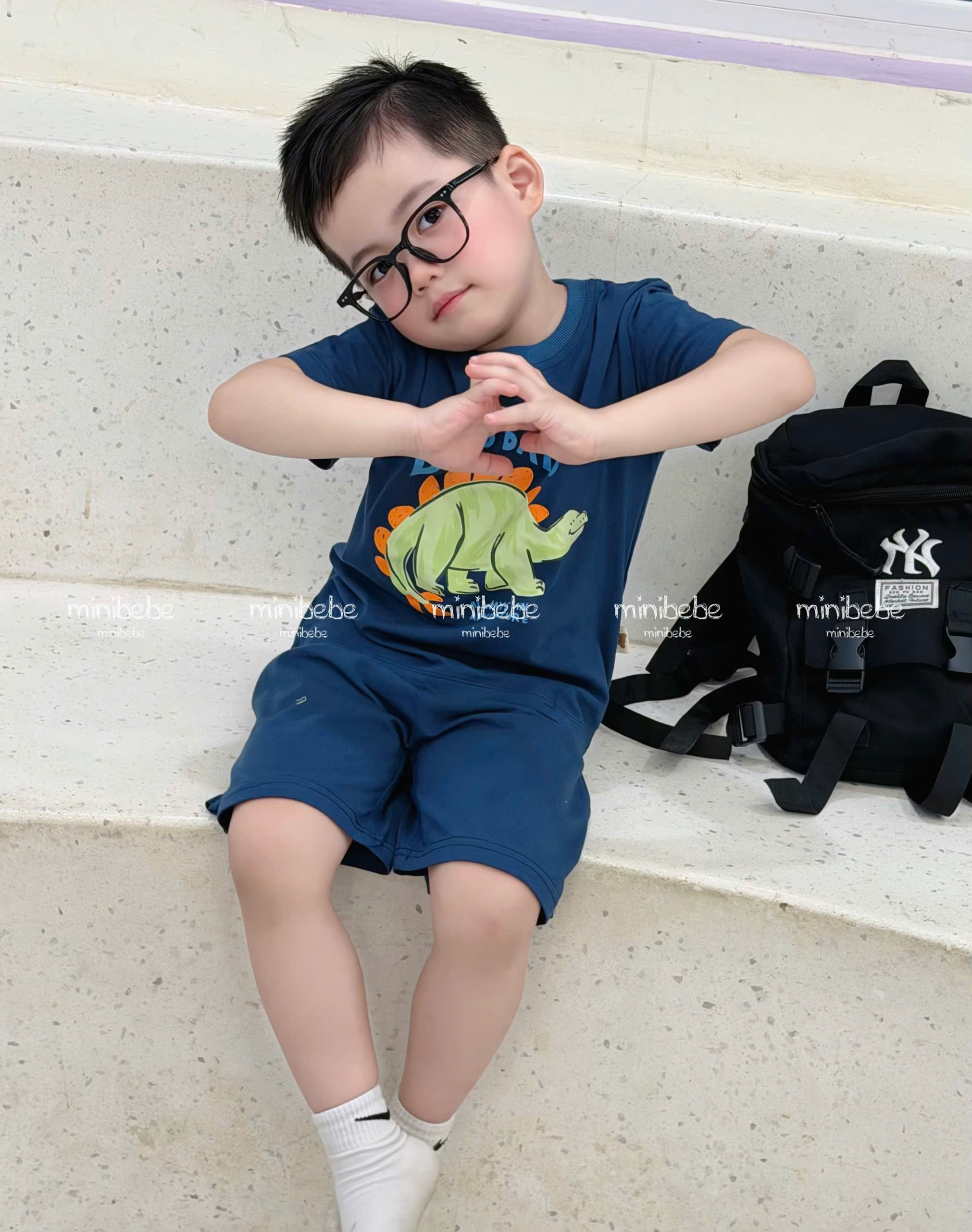 XẢ B146 - SET 2 BỘ KHỦNG LONG DINO TONE TRẮNG THAN