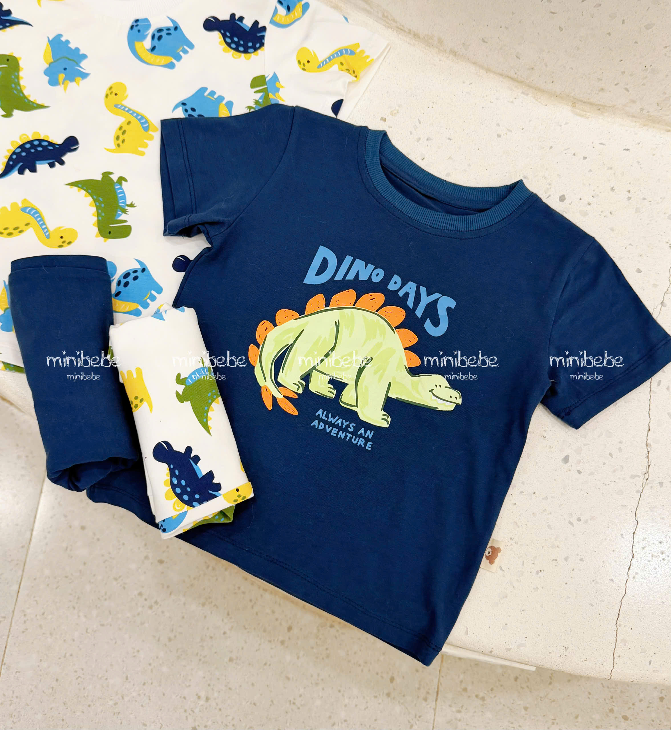 XẢ B146 - SET 2 BỘ KHỦNG LONG DINO TONE TRẮNG THAN