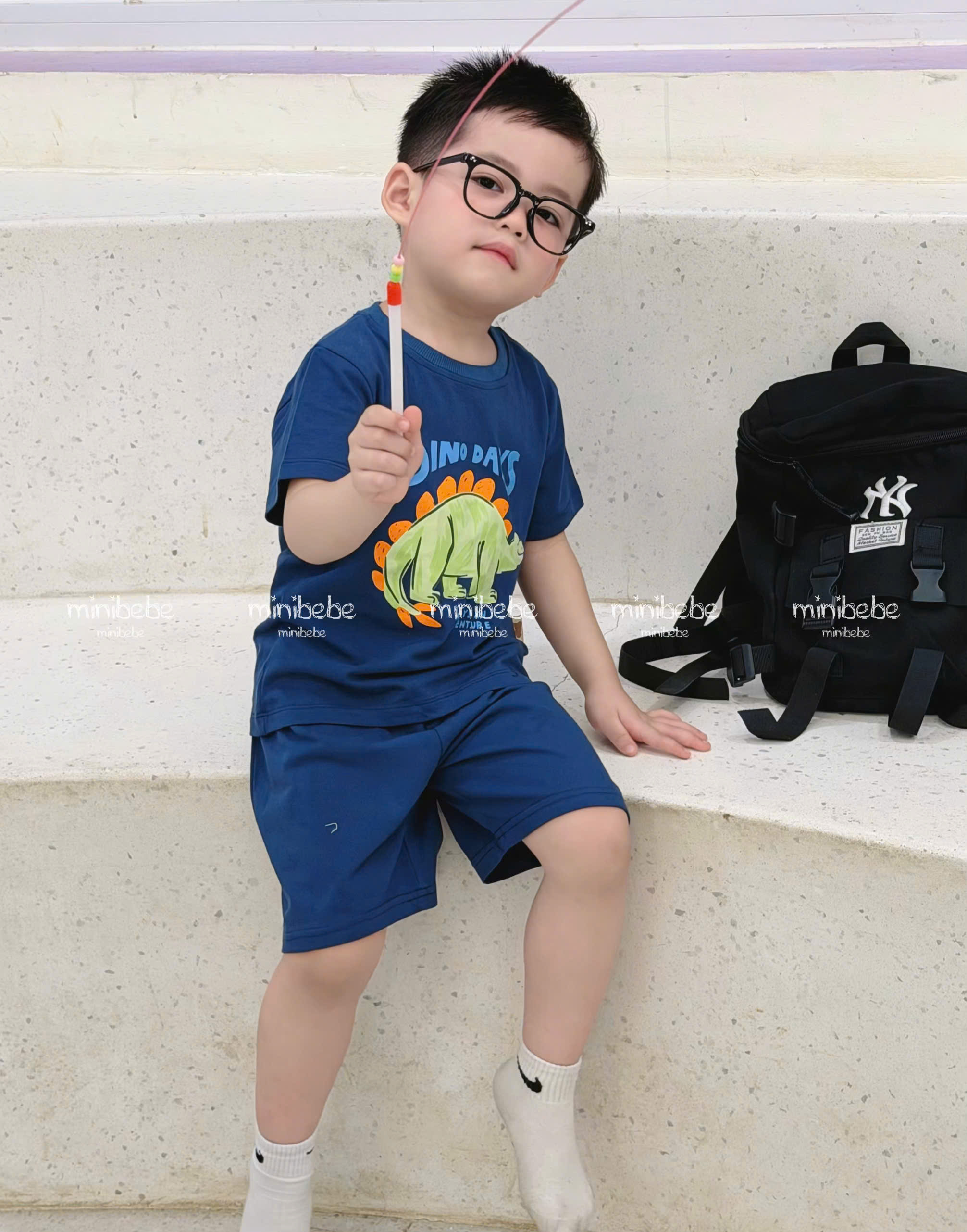 XẢ B146 - SET 2 BỘ KHỦNG LONG DINO TONE TRẮNG THAN