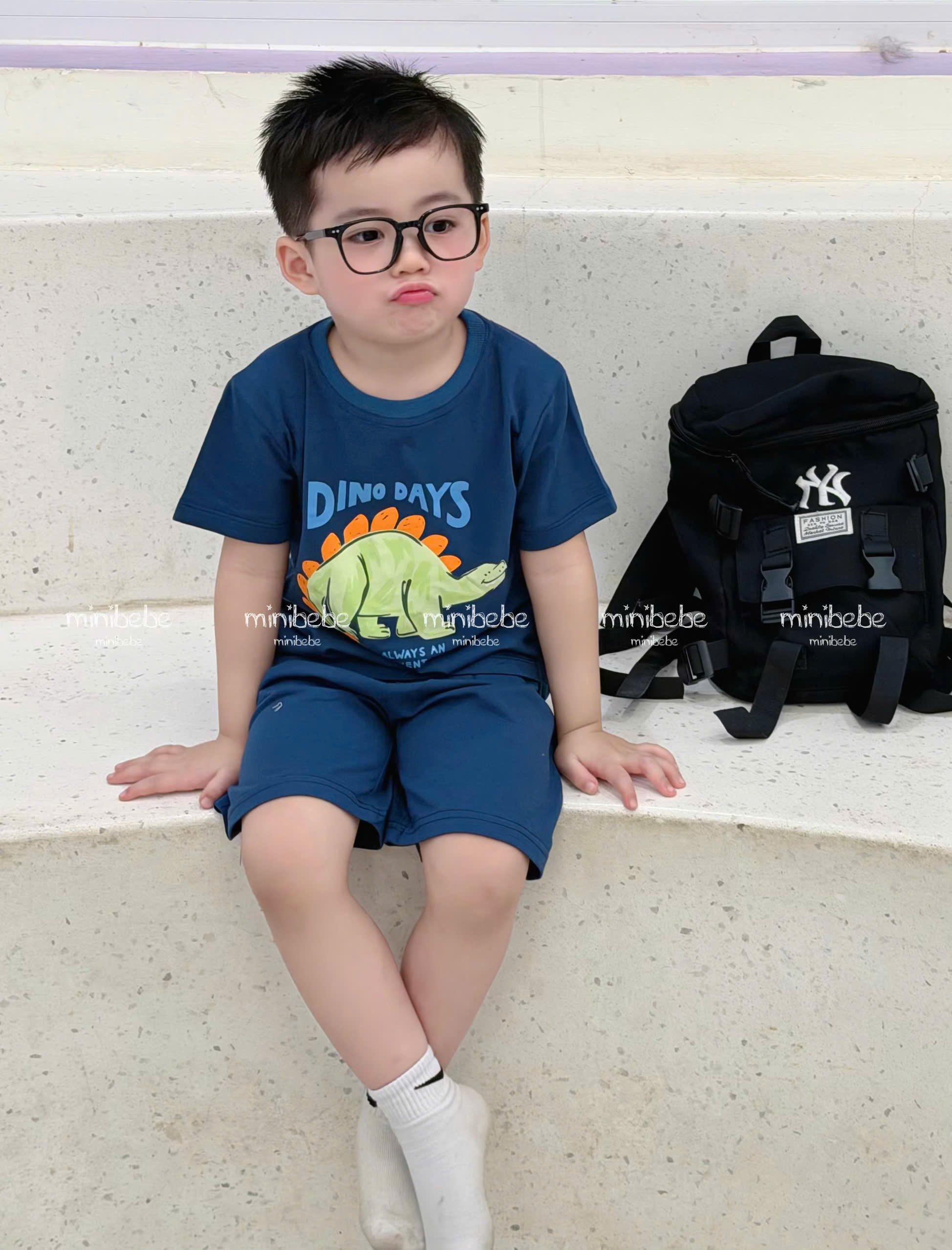 XẢ B146 - SET 2 BỘ KHỦNG LONG DINO TONE TRẮNG THAN