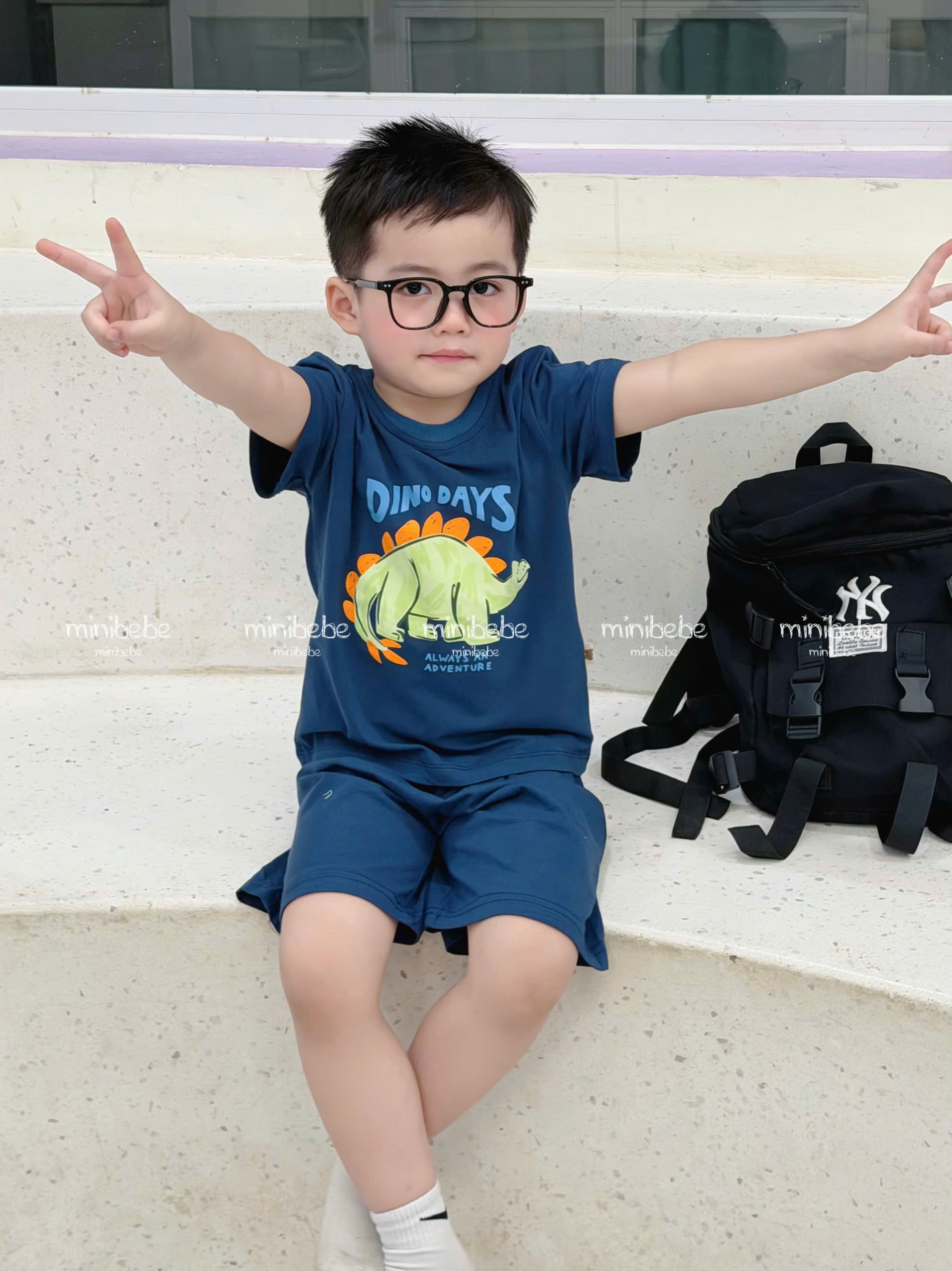 XẢ B146 - SET 2 BỘ KHỦNG LONG DINO TONE TRẮNG THAN
