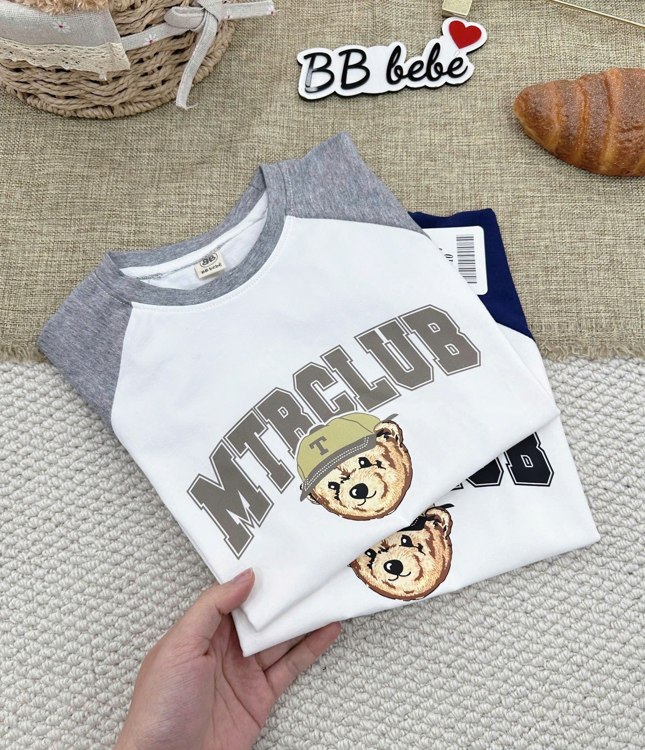 XẢ B150 - SET 2 BỘ GẤU MTRCLUB THAN GHI