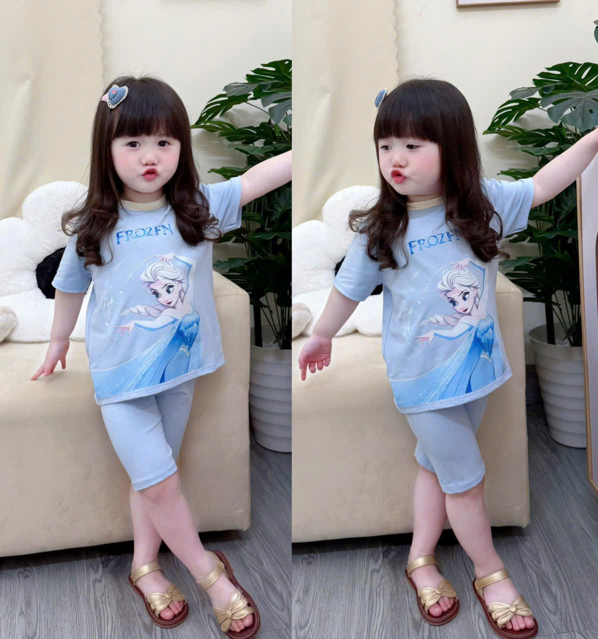 XẢ B177 - SET 2 BỘ FROZEN CHO BÉ GÁI