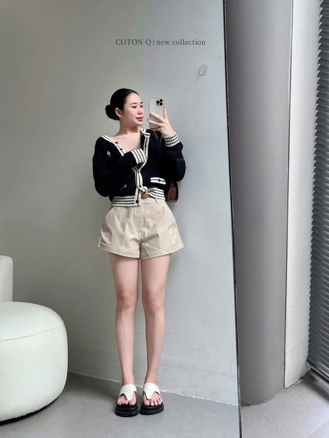 XẢ B248 - SET 3 QUẦN KAKI NỮ TRẮNG ĐEN BE
