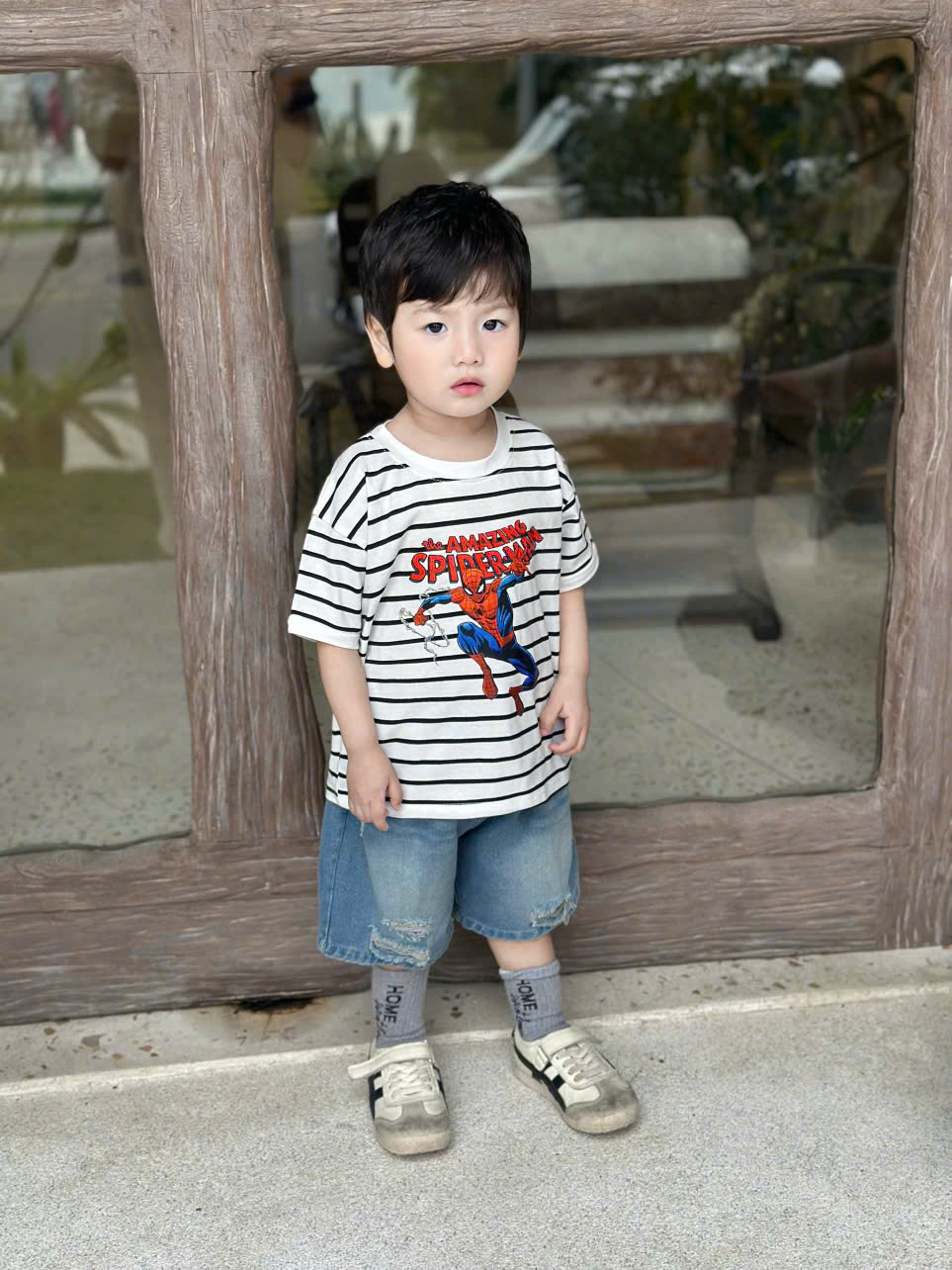 XẢ B249 - SET BỘ AVENGER AMAZING NGƯỜI NHỆN QUẦN JEAN