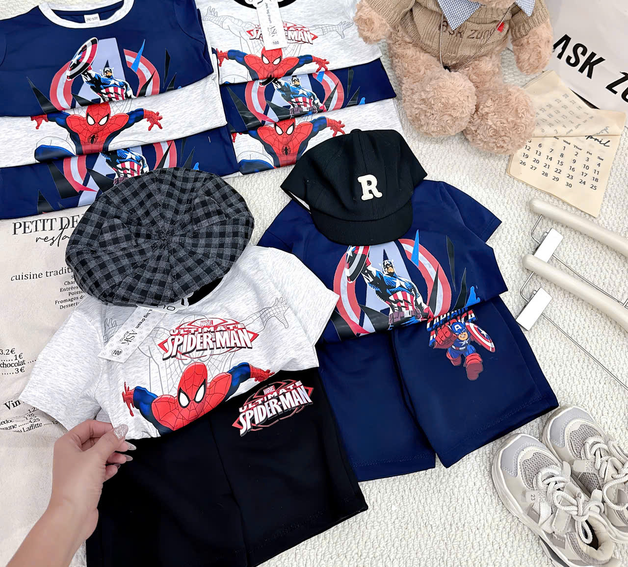 XẢ B260 - SET BỘ CAPTAIN THAN NGƯỜI NHỆN TRẮNG