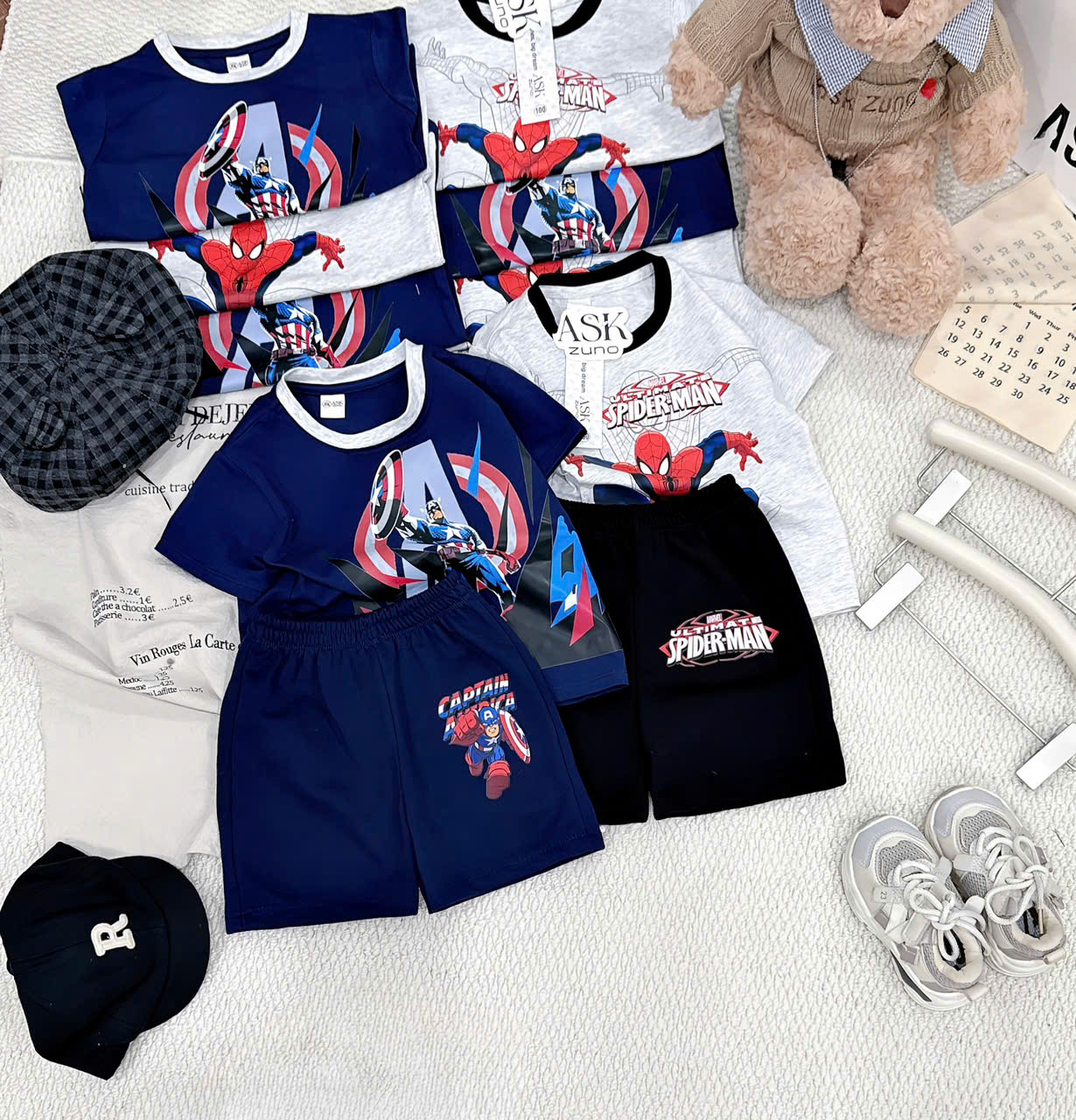 XẢ B260 - SET BỘ CAPTAIN THAN NGƯỜI NHỆN TRẮNG