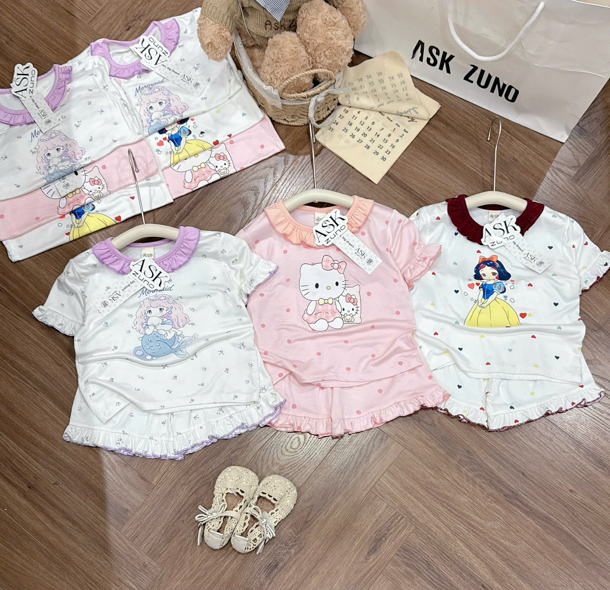 XẢ B271 - SET BỘ CỔ BÈO TIÊN CÁ KITTY BÁCH TUYẾT