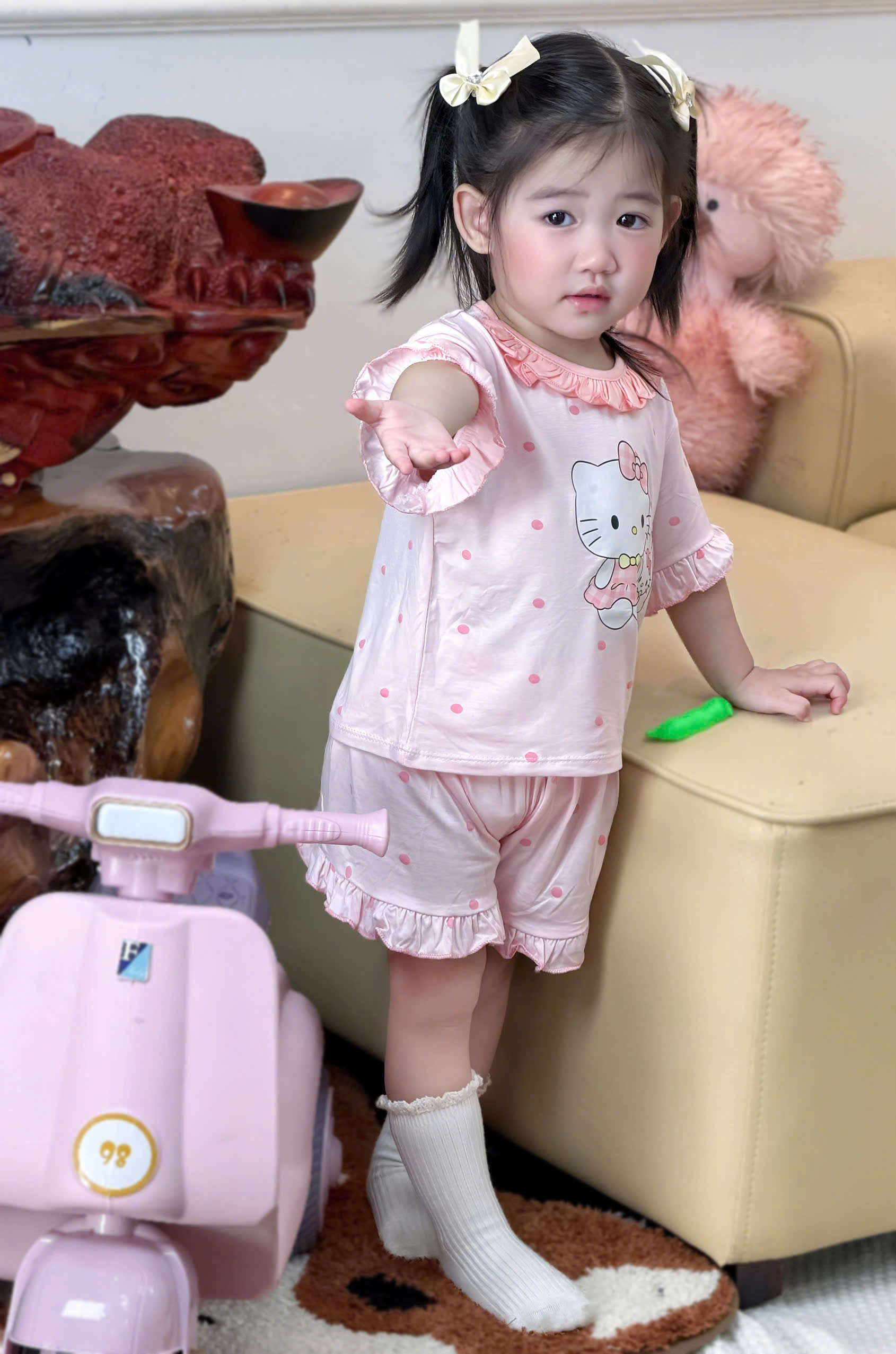 XẢ B271 - SET BỘ CỔ BÈO TIÊN CÁ KITTY BÁCH TUYẾT