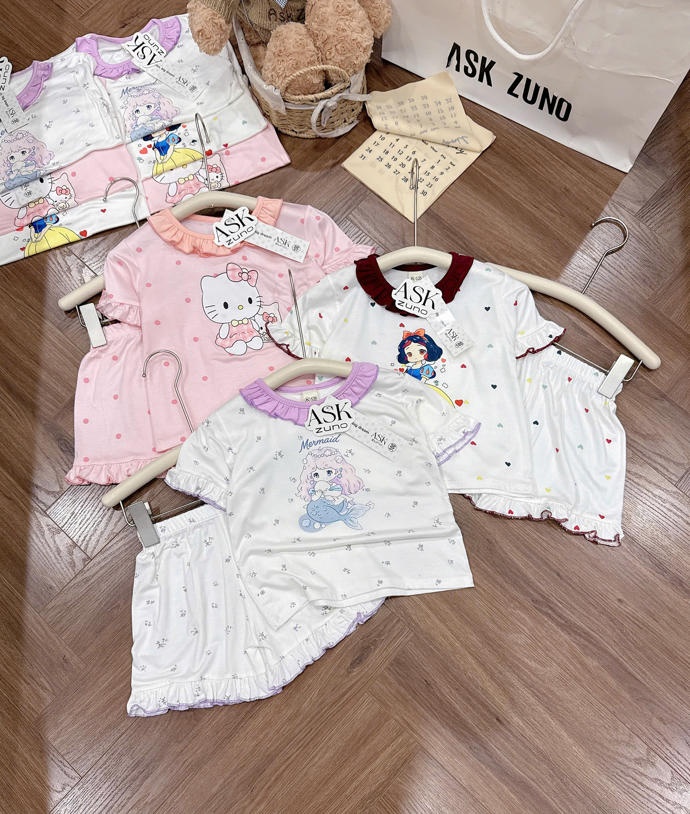 XẢ B271 - SET BỘ CỔ BÈO TIÊN CÁ KITTY BÁCH TUYẾT