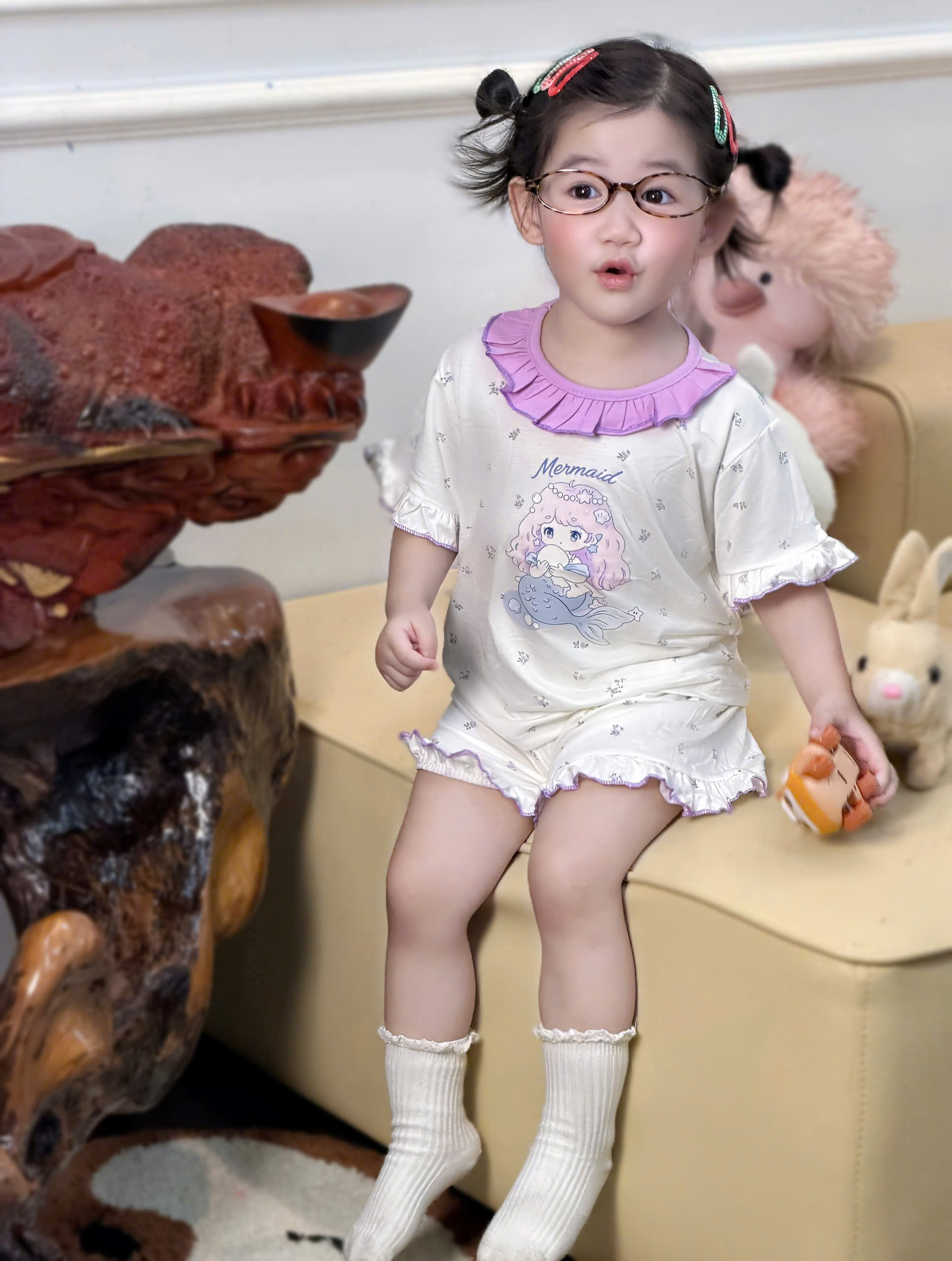 XẢ B271 - SET BỘ CỔ BÈO TIÊN CÁ KITTY BÁCH TUYẾT