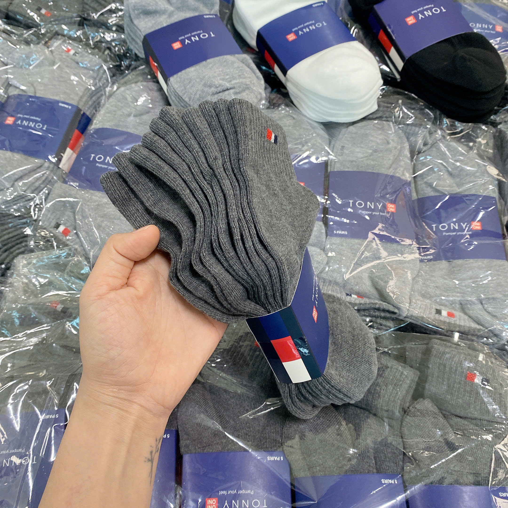 B309 - SET 10 ĐÔI TẤT NAM TOMMY