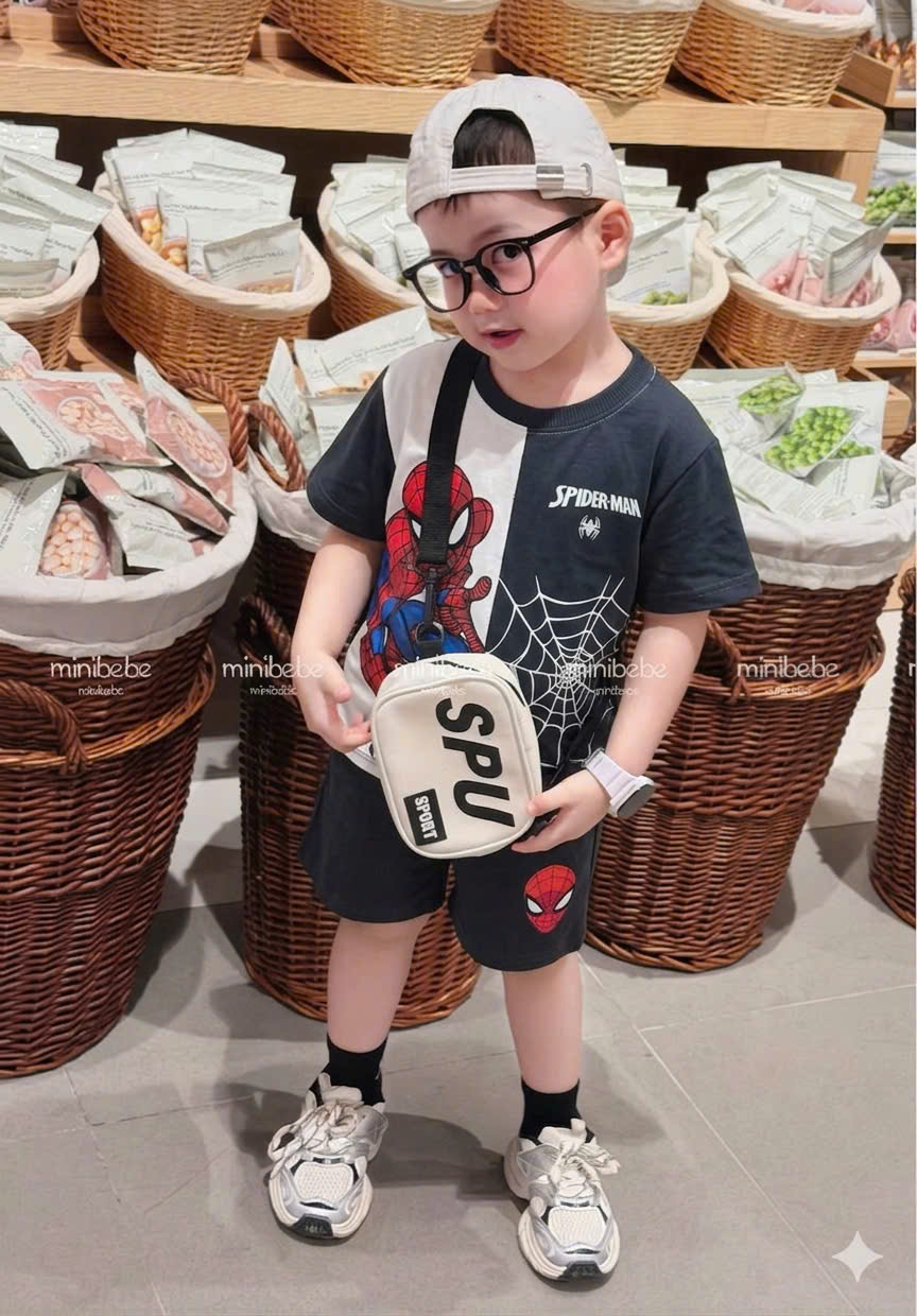 XẢ B355 - SET BỘ SPIDER MAN NHỆN XÁM