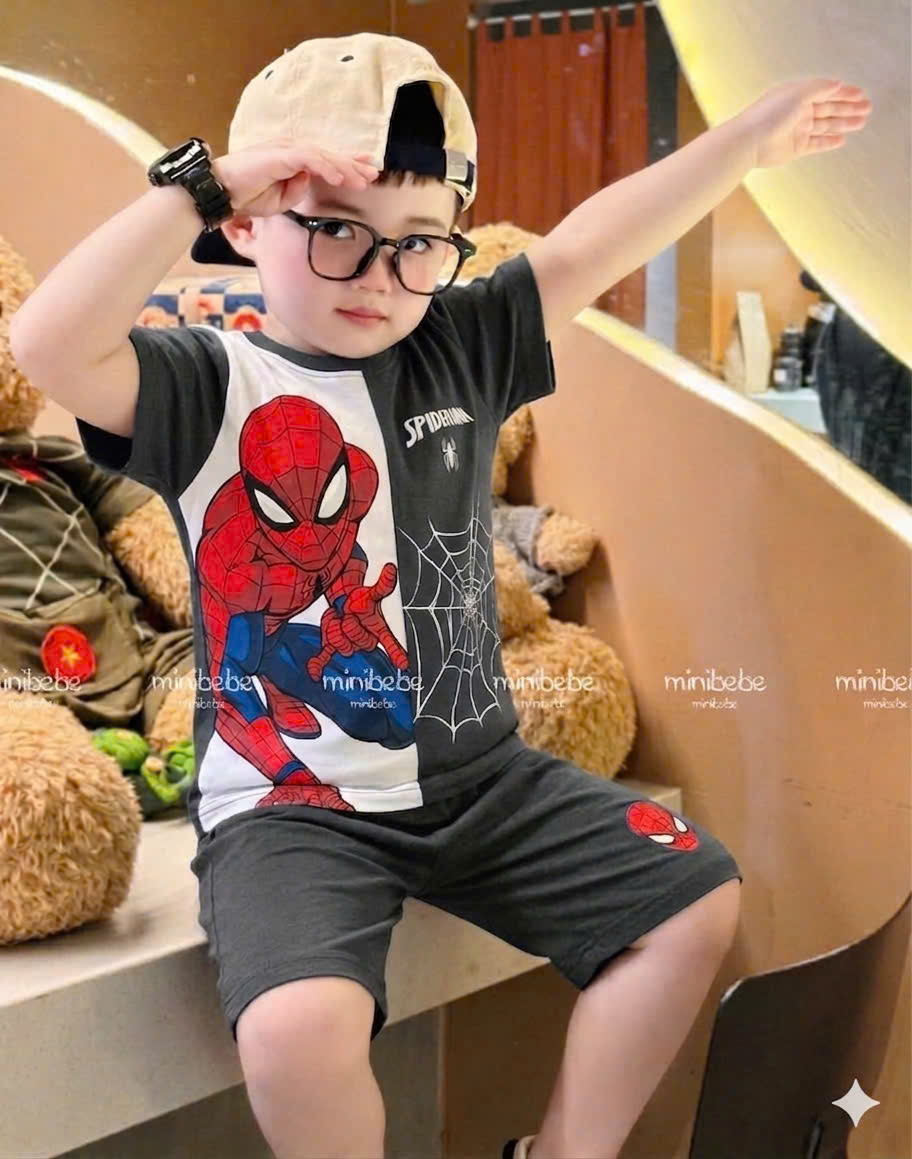 XẢ B355 - SET BỘ SPIDER MAN NHỆN XÁM
