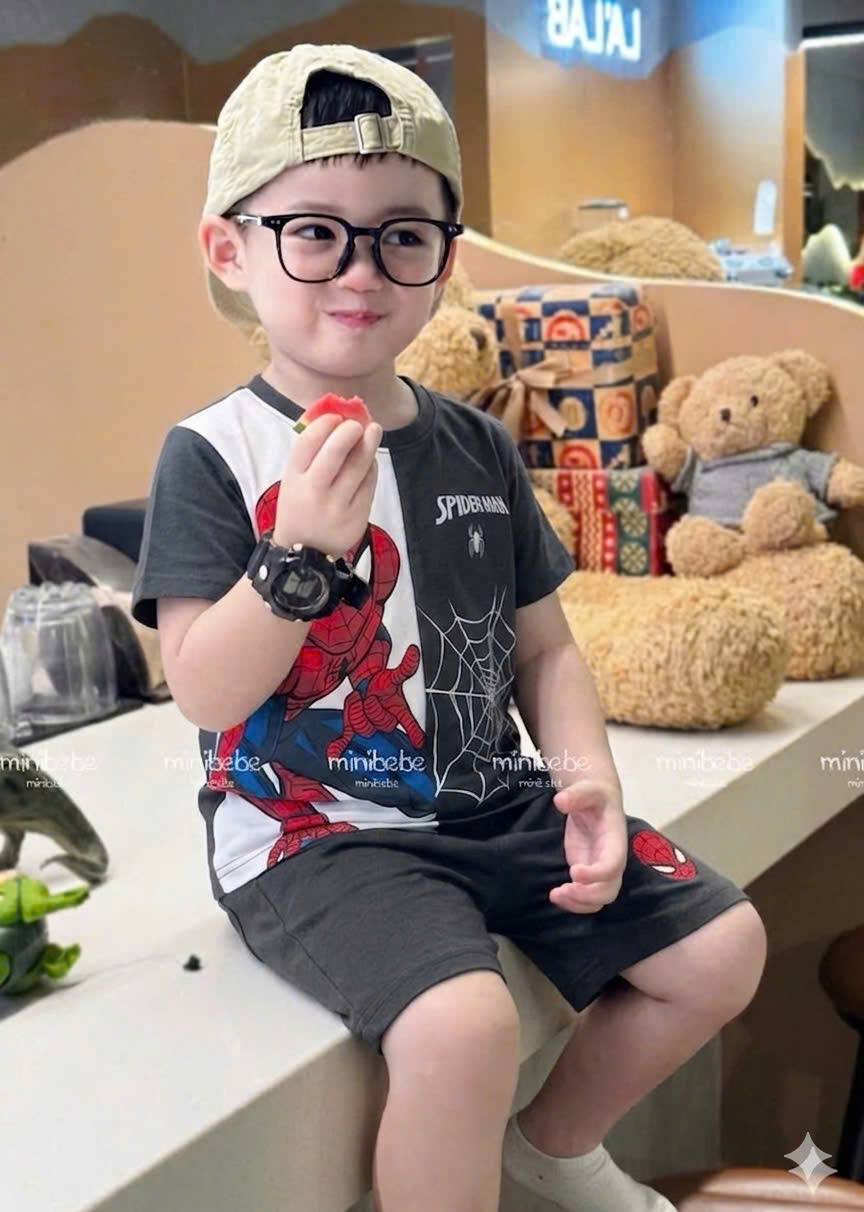 XẢ B355 - SET BỘ SPIDER MAN NHỆN XÁM