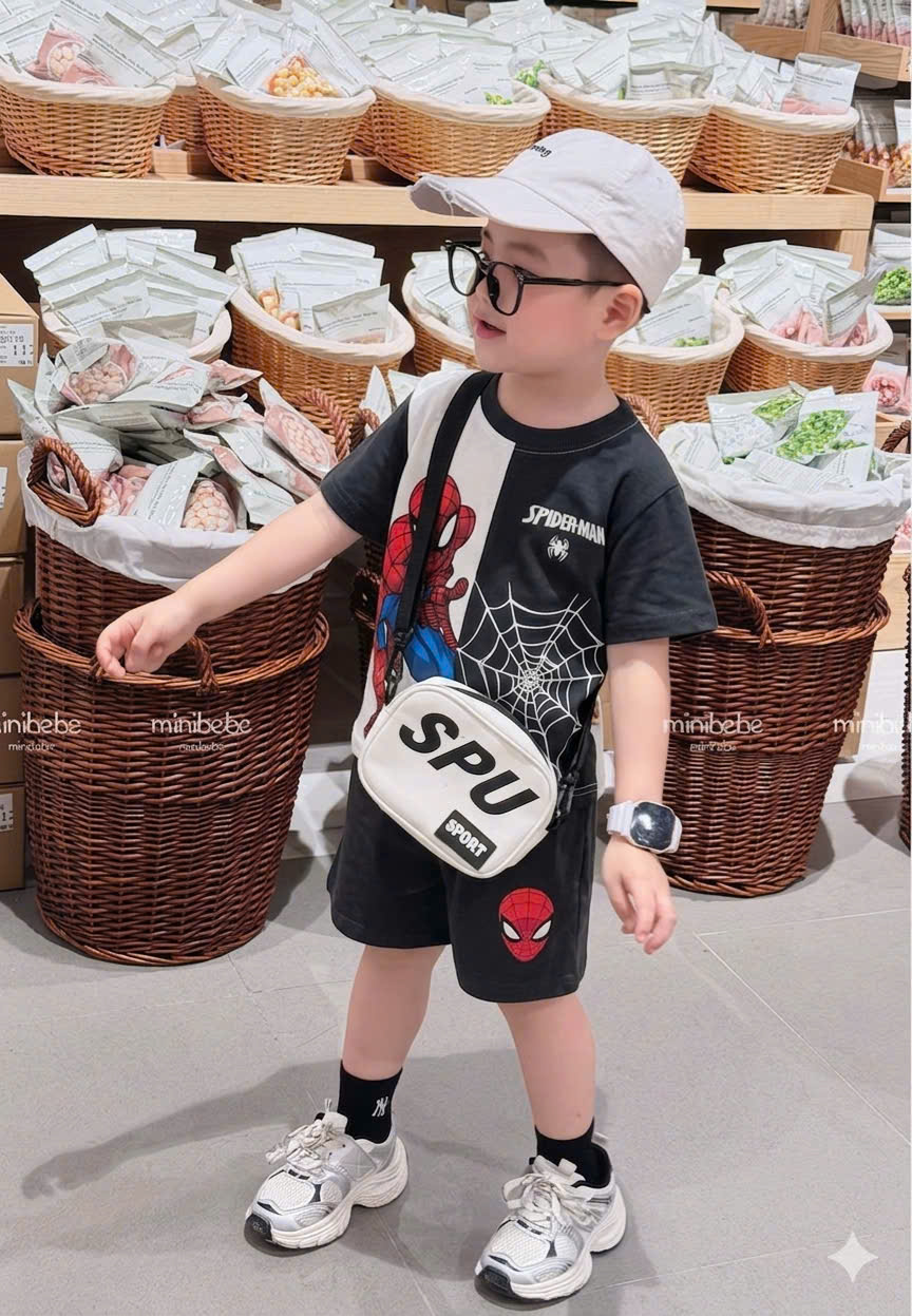 XẢ B355 - SET BỘ SPIDER MAN NHỆN XÁM