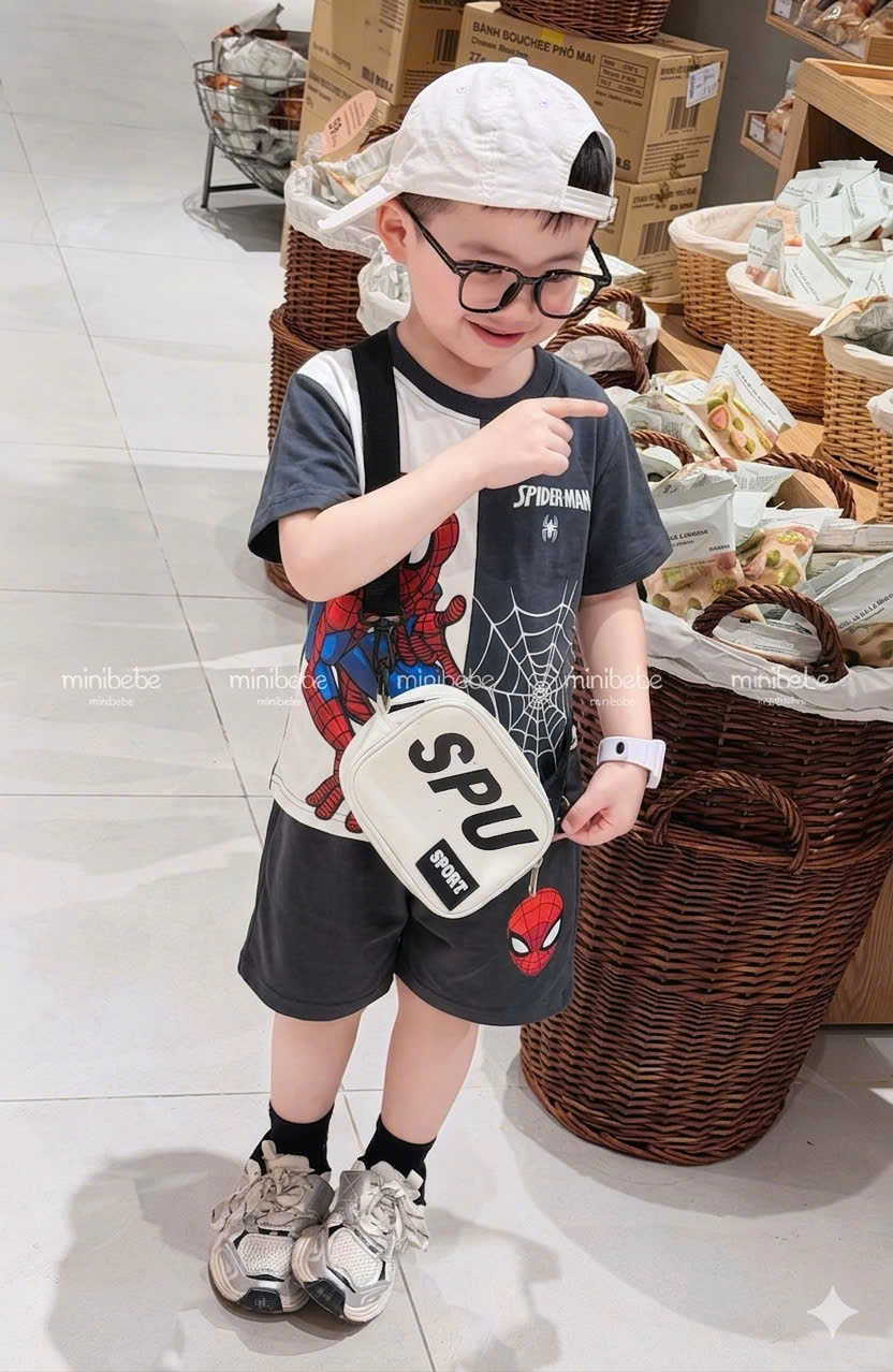 XẢ B355 - SET BỘ SPIDER MAN NHỆN XÁM