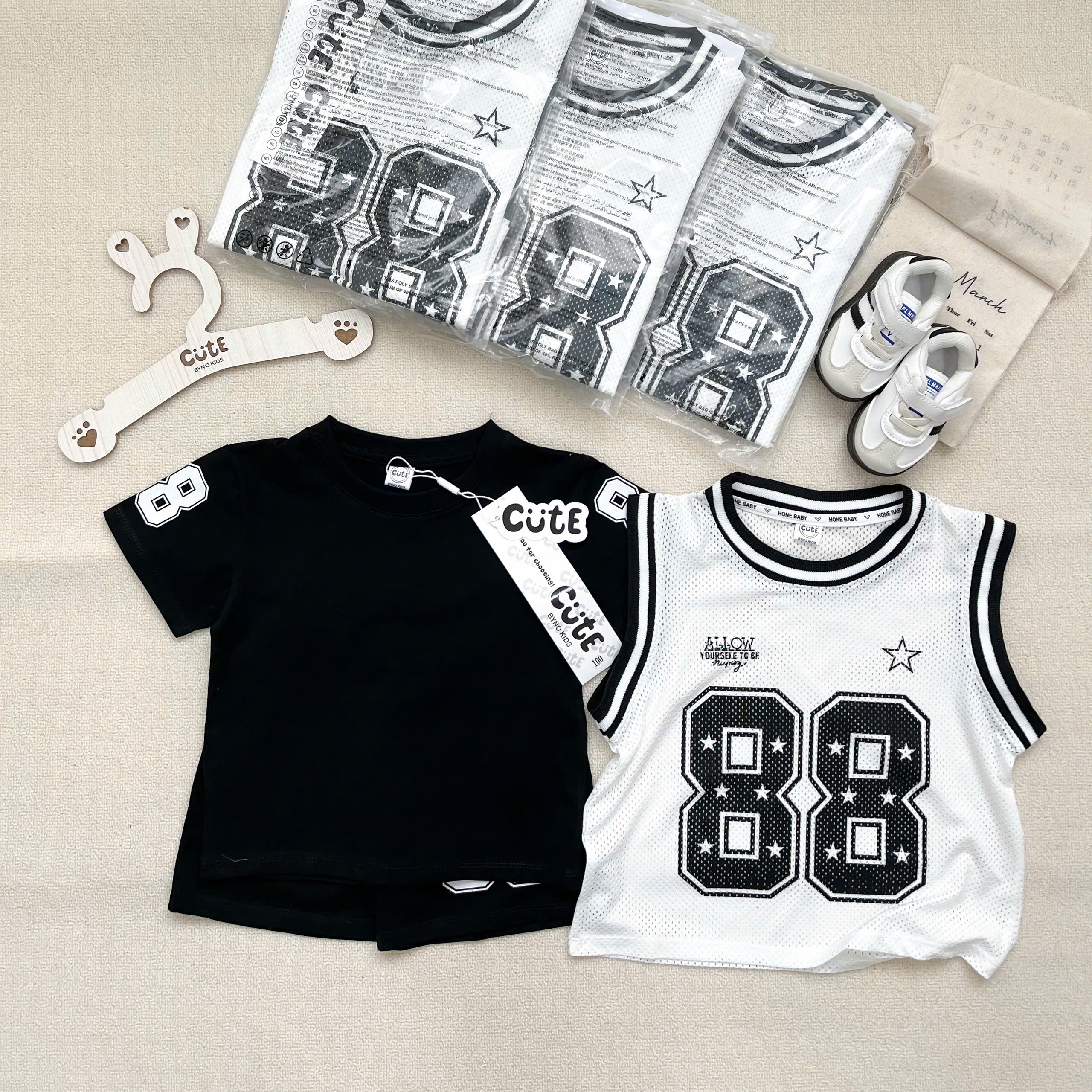 XẢ B393 - SET 3 CT THÔNG HƠI ĐEN TRẮNG SỐ 88