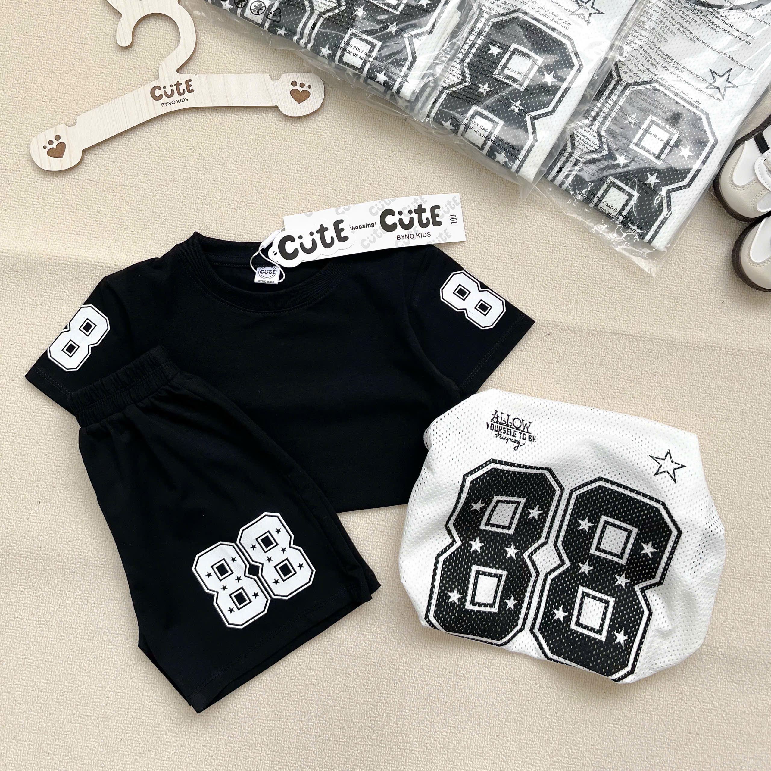 XẢ B393 - SET 3 CT THÔNG HƠI ĐEN TRẮNG SỐ 88