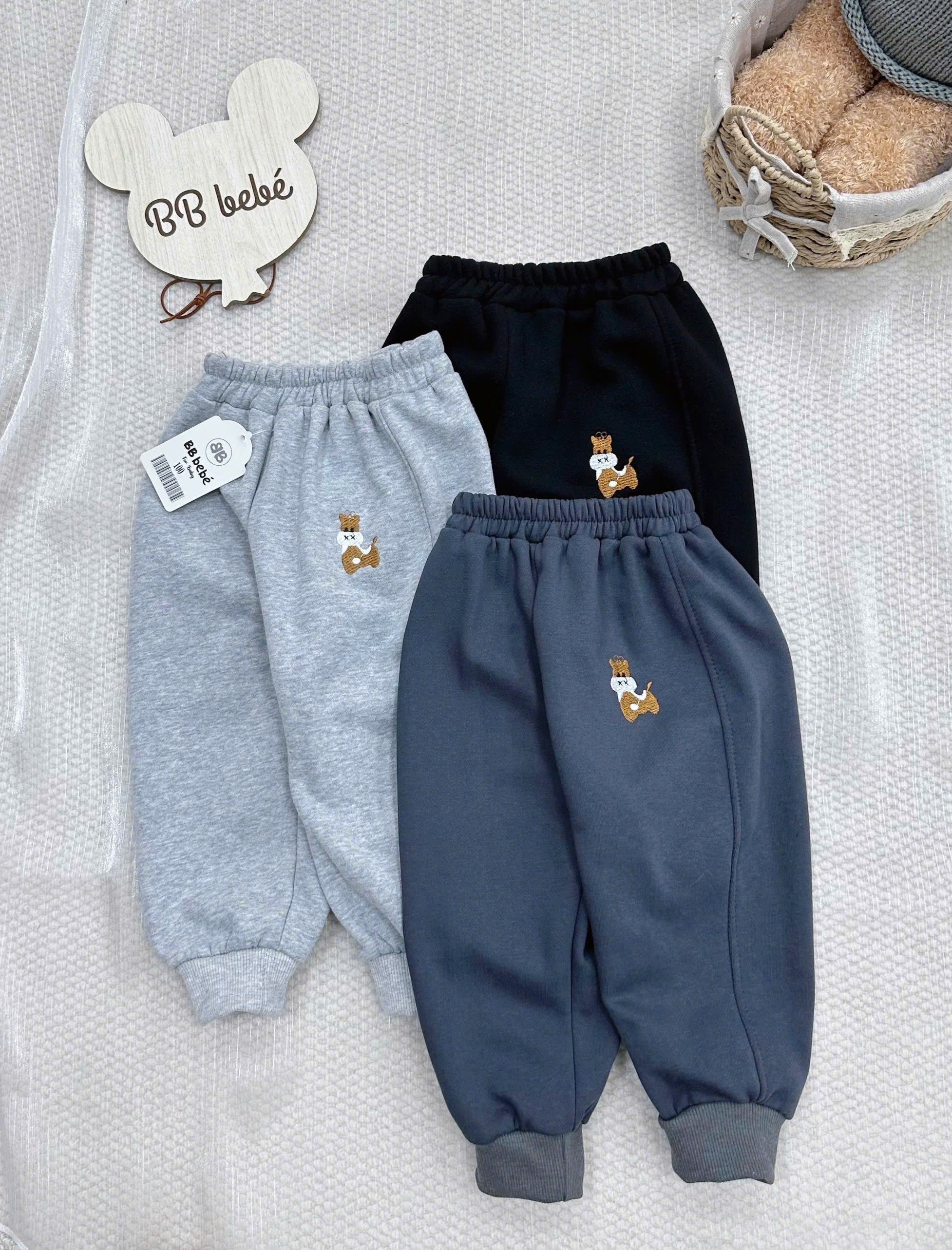 B415 - SET 3 QUẦN NỈ CÚN CHO BÉ
