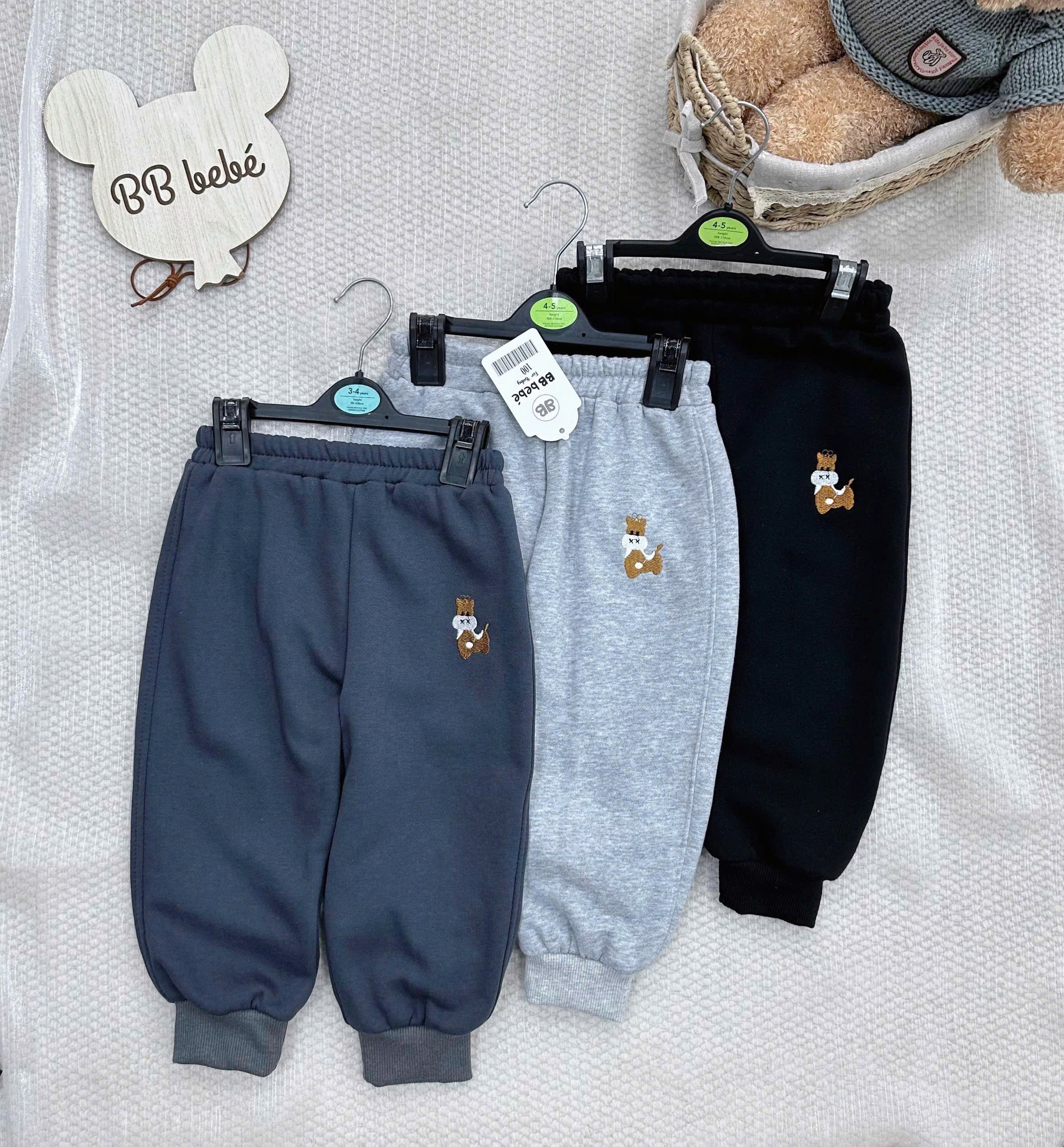 B415 - SET 3 QUẦN NỈ CÚN CHO BÉ